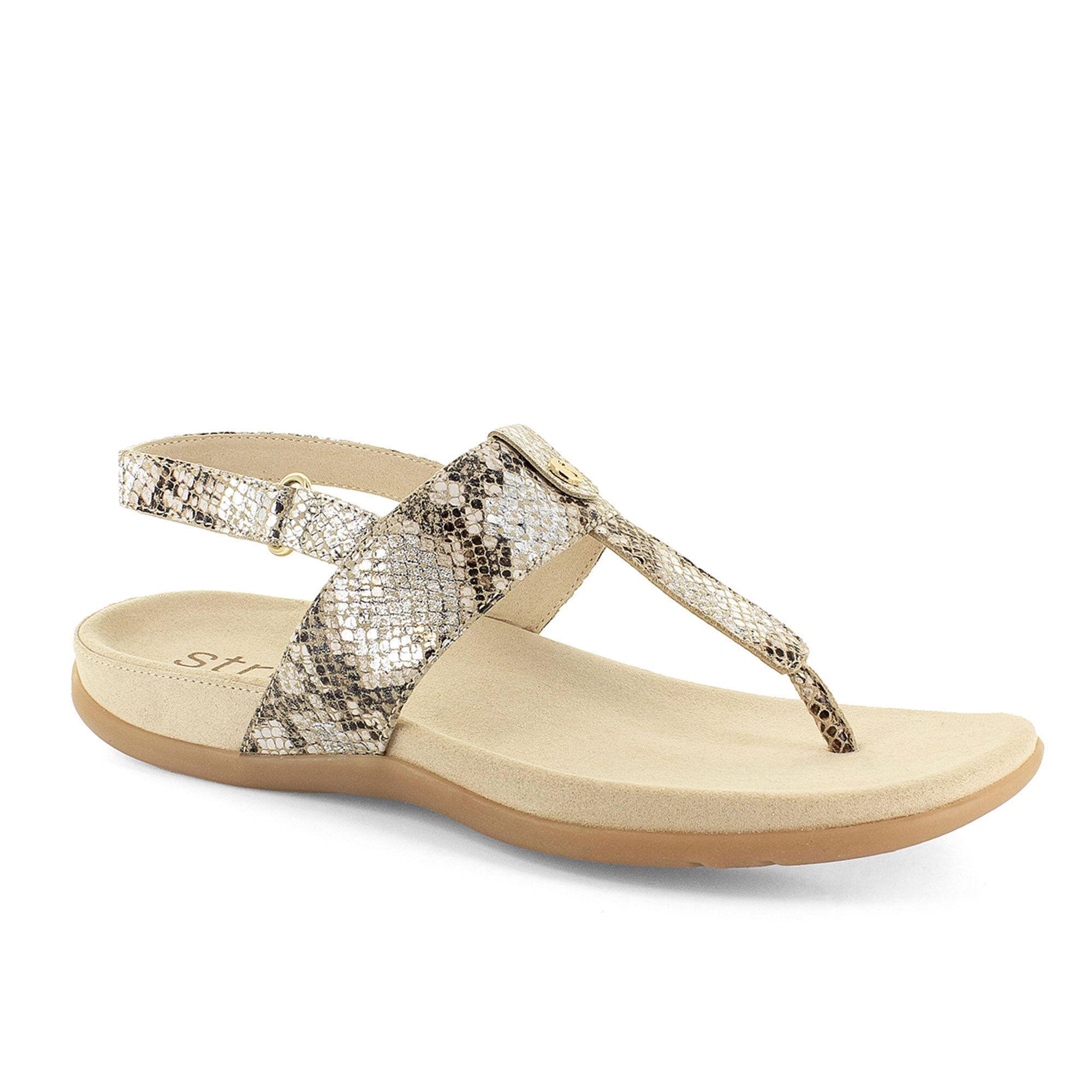Strive Footwear
Sandali in pelle 
con velcro e 
soletta Memory Foam