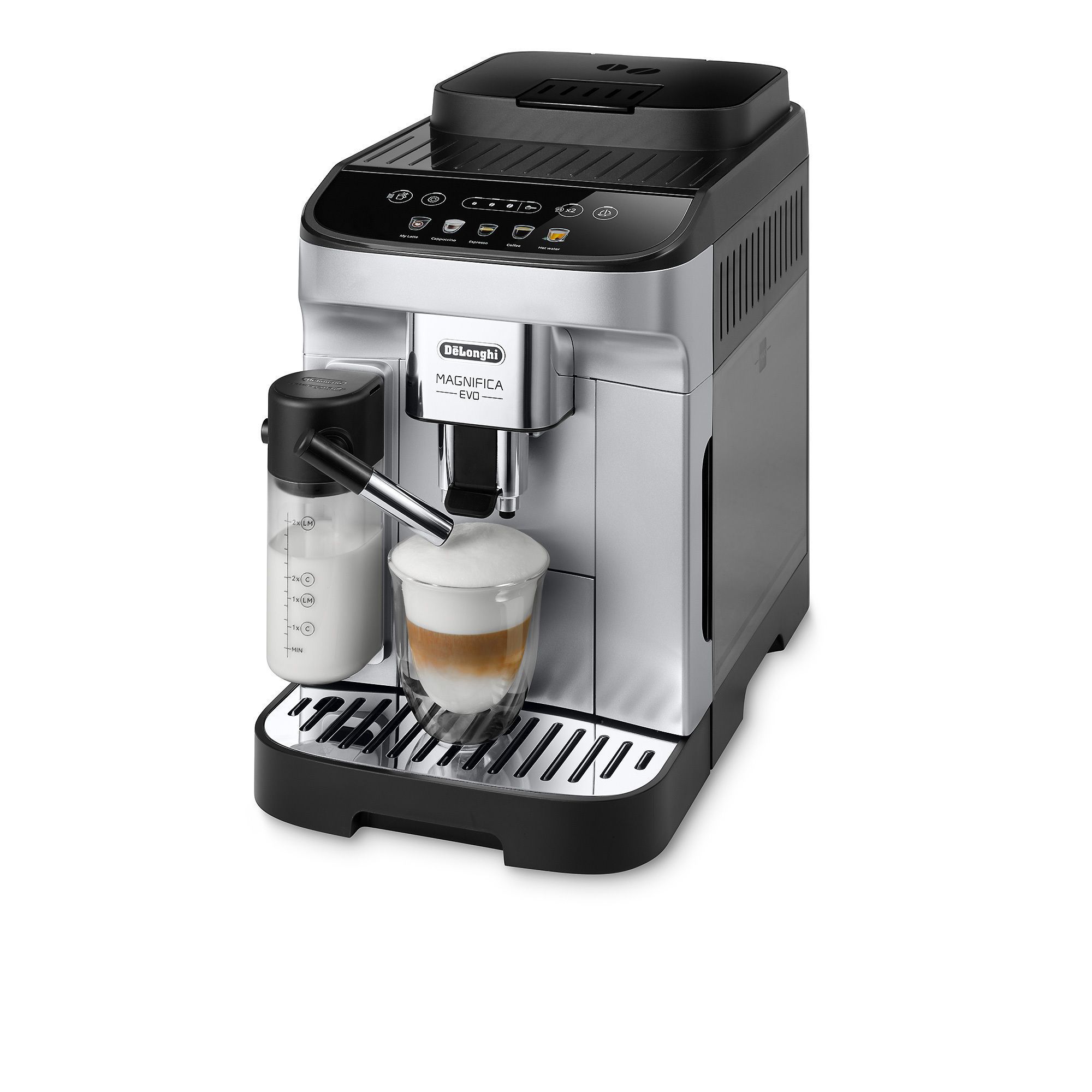 De'Longhi 
Magnifica Evo
Macchina automatica
5 bevande dirette,con
LatteCrema System