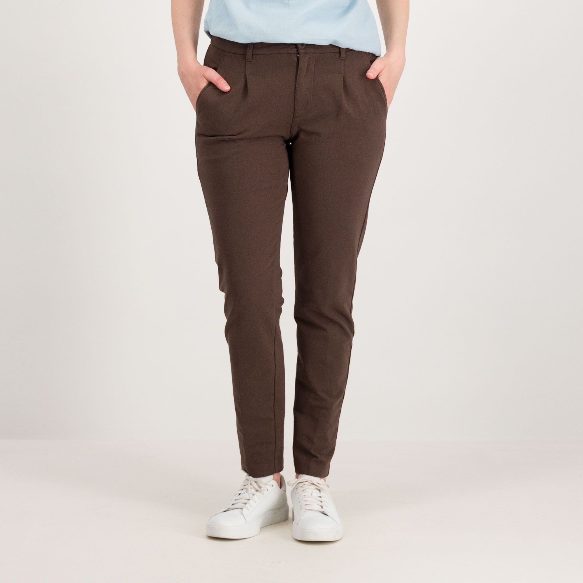 Colour Lab
Pantaloni in felpa di
cotone stretch con
tasche alla francese