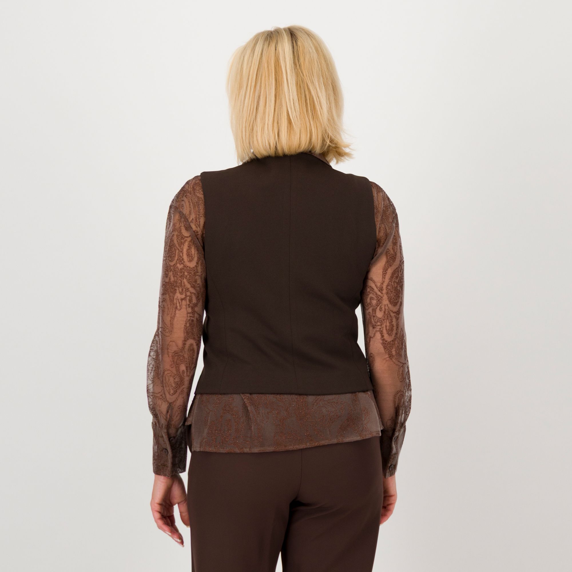 Caterina Lancini Gilet asimmetrico con bottoni