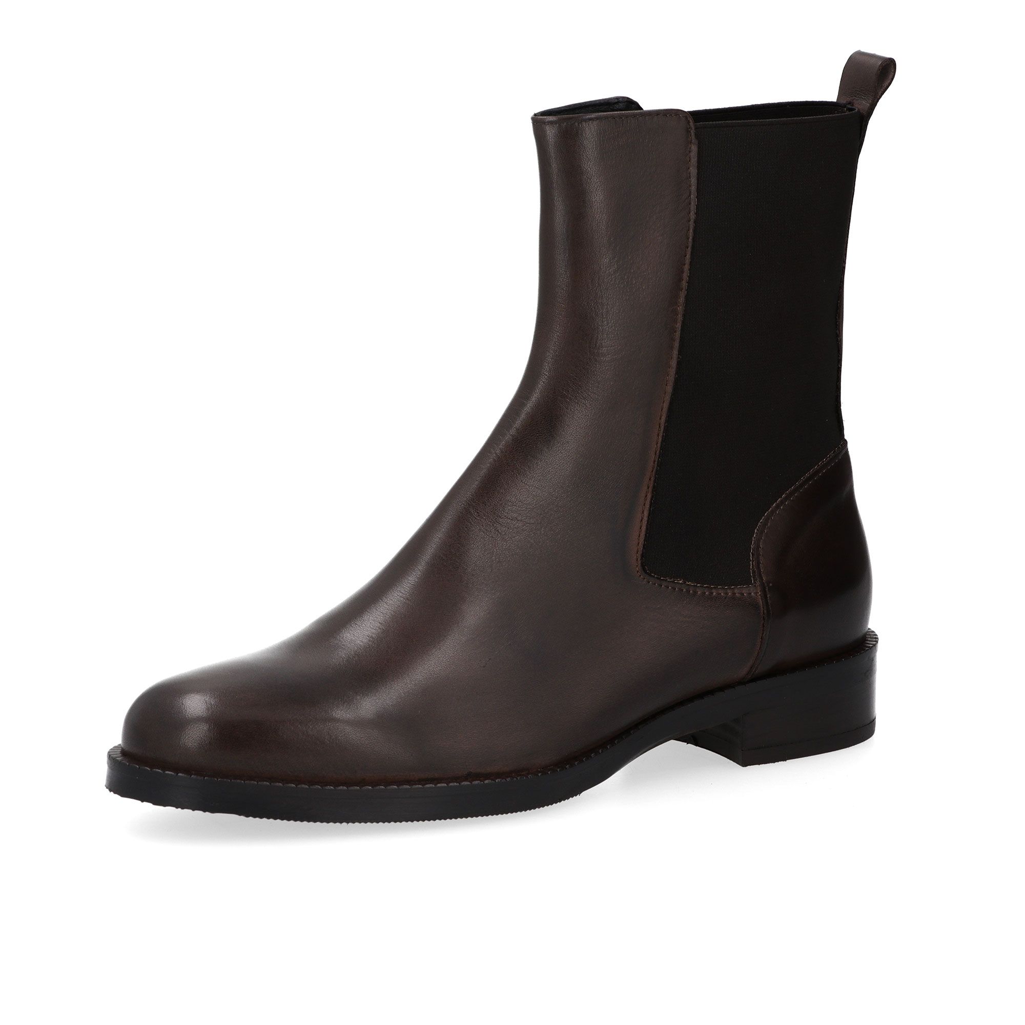 Galieti
Stivaletti in pelle
con inserto elastico
e tacco 3 cm