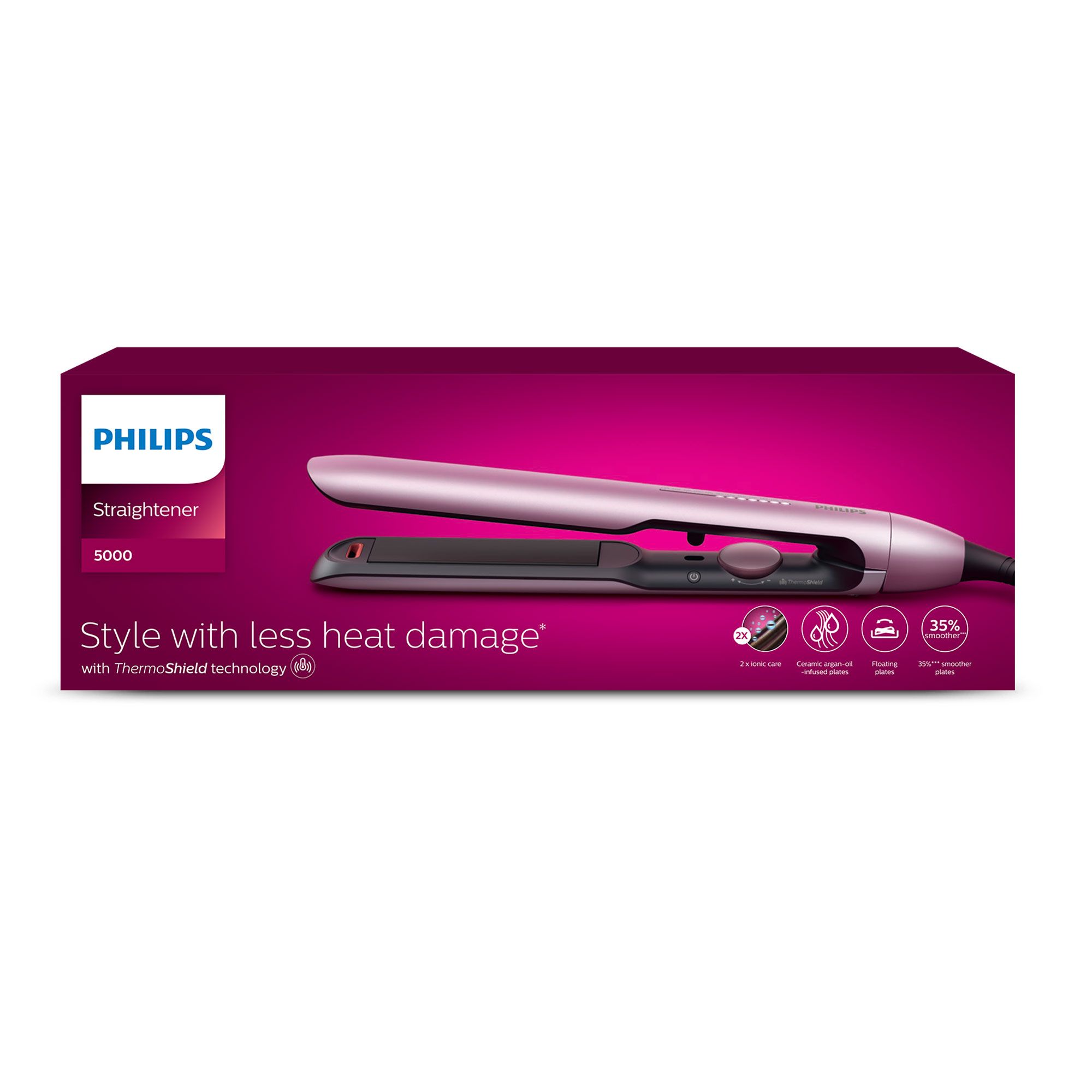 Philips Piastra capelli Serie 5000 in ceramica