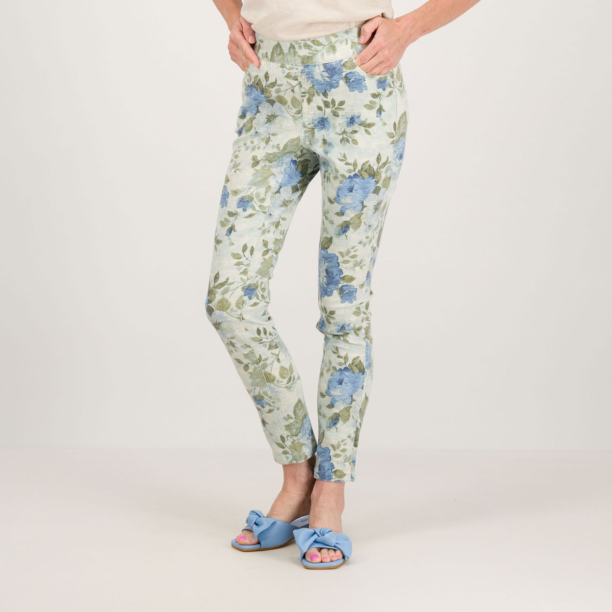 Denim & Co.
Jeans 5 tasche
fantasia in misto
cotone