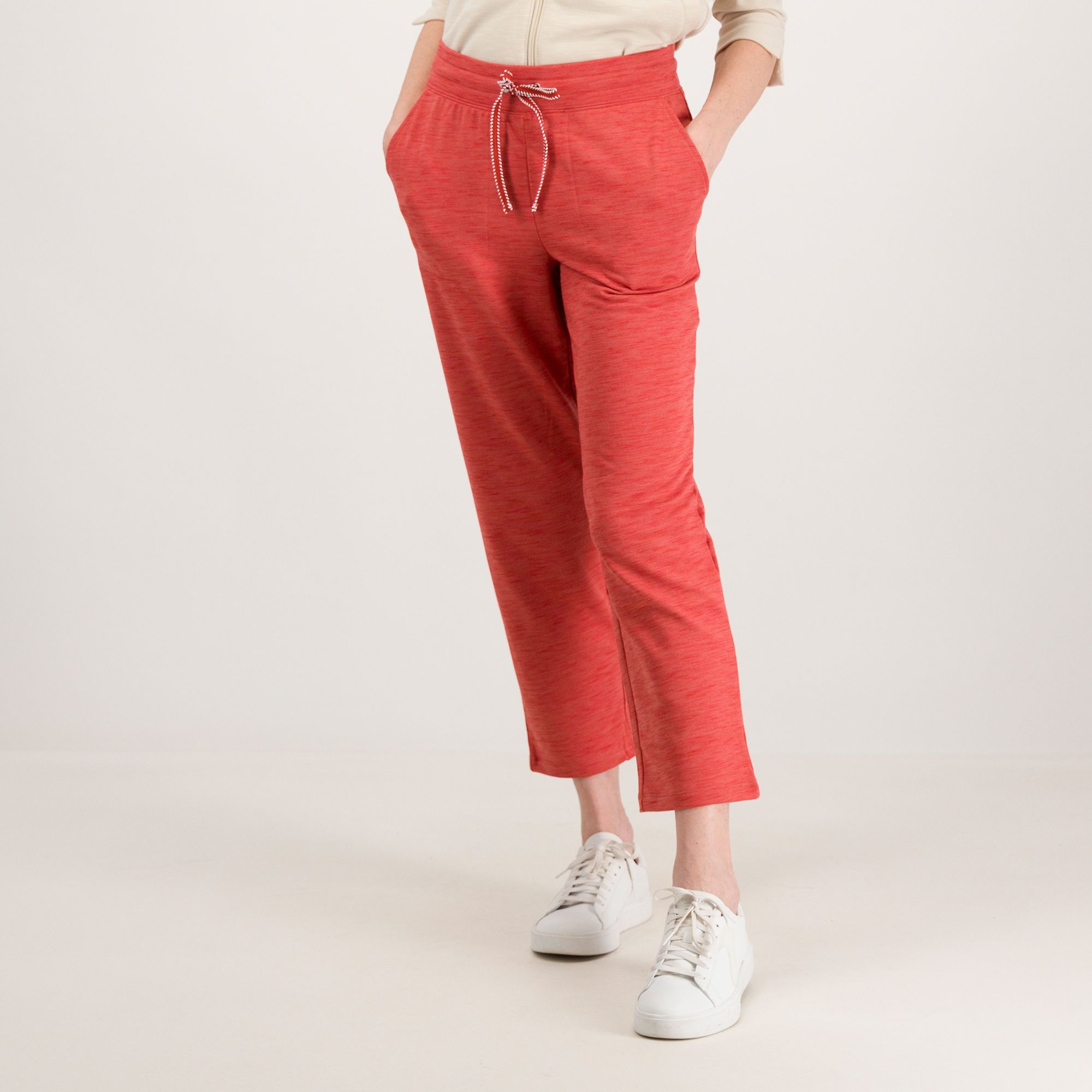 Denim & Co.
Pantaloni a gamba
dritta in felpa con
elastico
