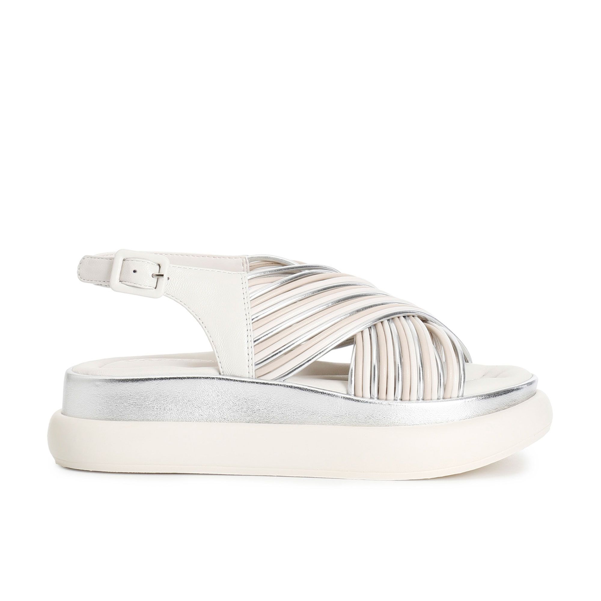 Cafè Noir
Sandali a fasce
in pelle e sintetico
con zeppa 4,5cm