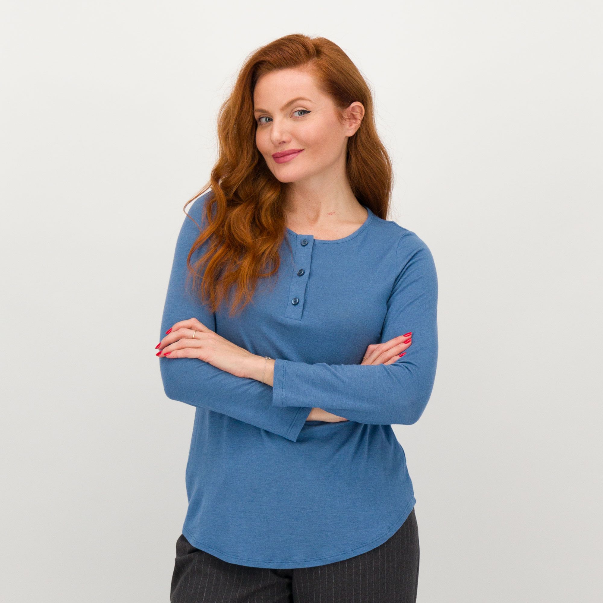 Caterina Lancini
Maglia serafino
con maniche lunghe