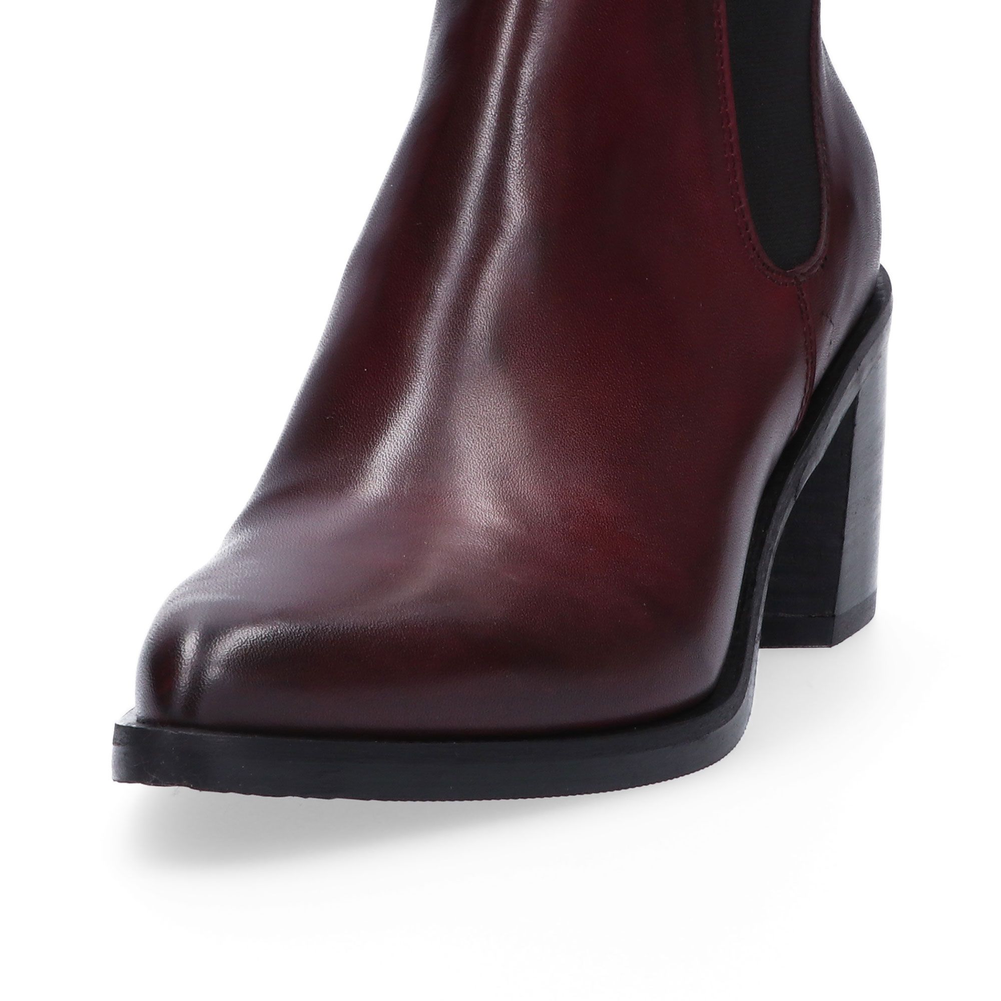 Galieti Stivaletti texani in pelle con tacco 7 cm