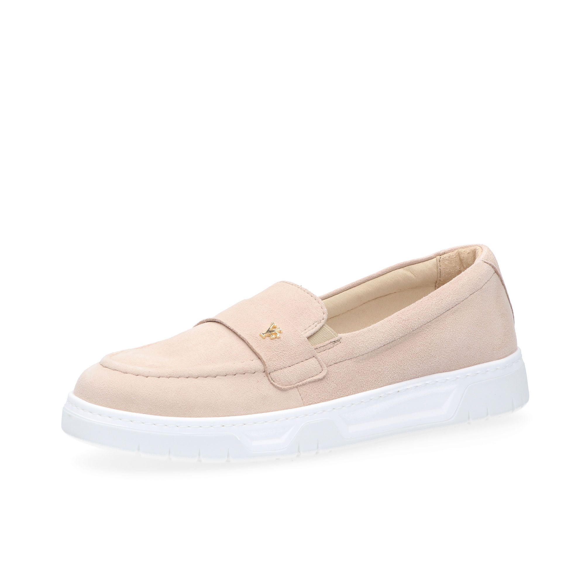 Vitaform Mocassini in pelle con fascetta e suola 3 cm