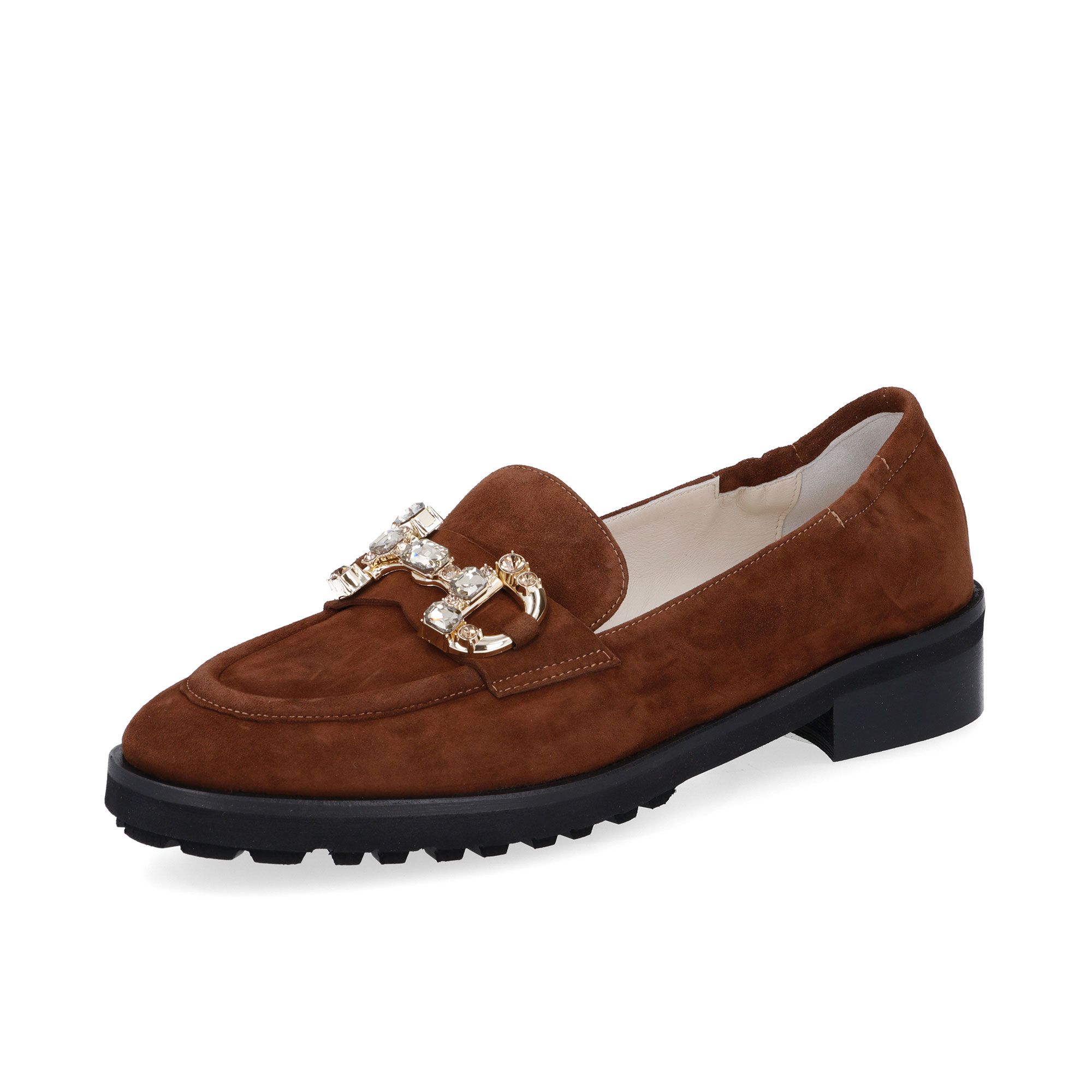 Galieti
Mocassini scamosciati
con lavorazione a 
sacchetto e morsetto