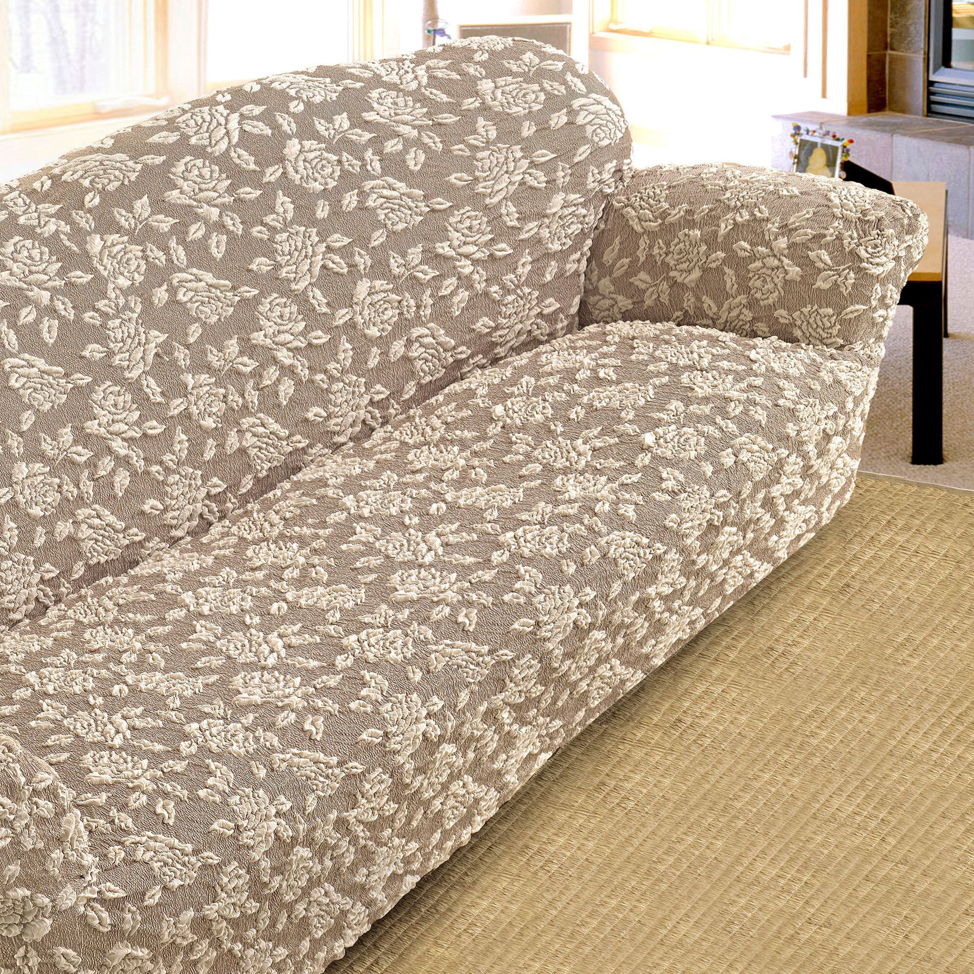 Paulato by Ga.i.co Copridivano Rose 3D in tessuto jacquard bielastico