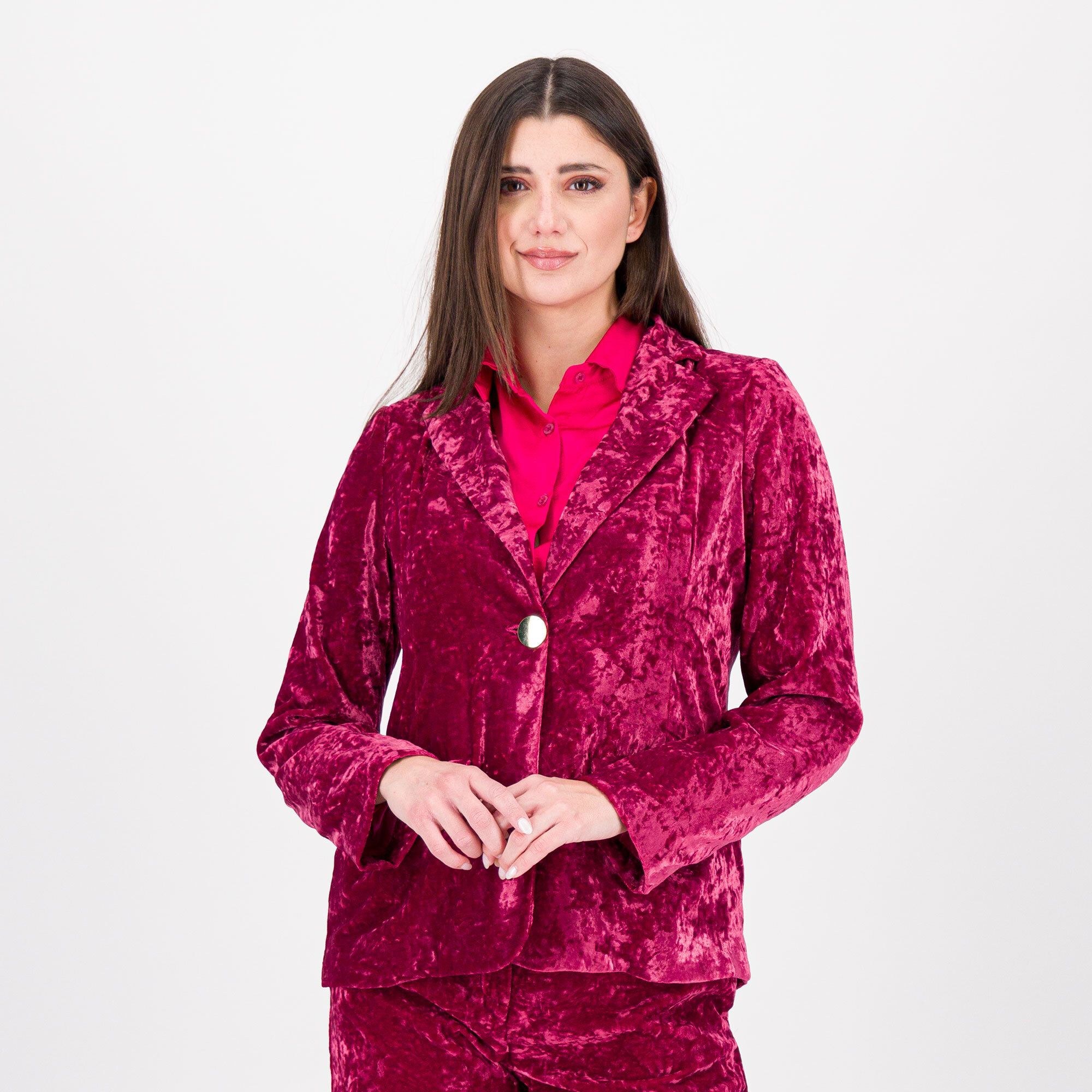 PALAZZO MODA
Blazer in velluto
martellato