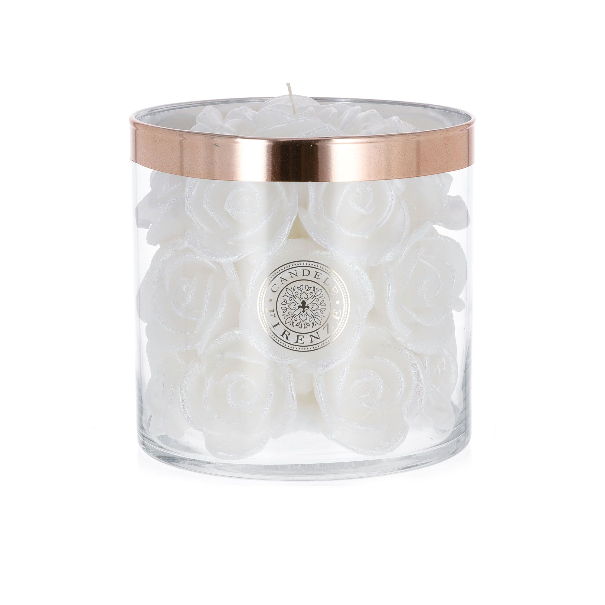 Candele Firenze
Rose di cera
in vaso di vetro
con scatola regalo