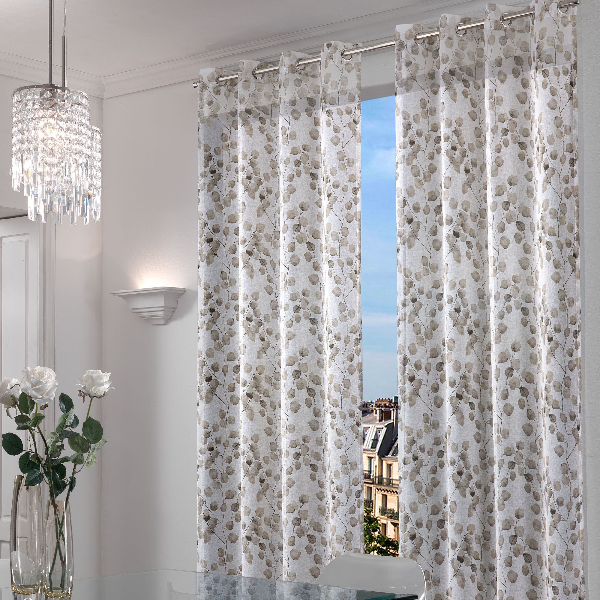 Bottega Textiles
Set 2 tende Azuma 
con anelli
140x280cm