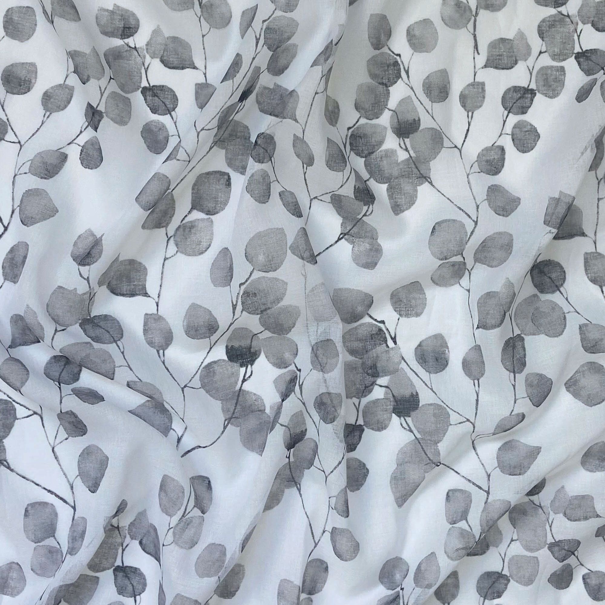 Bottega Textiles Set 2 tende Azuma con anelli 140x280cm