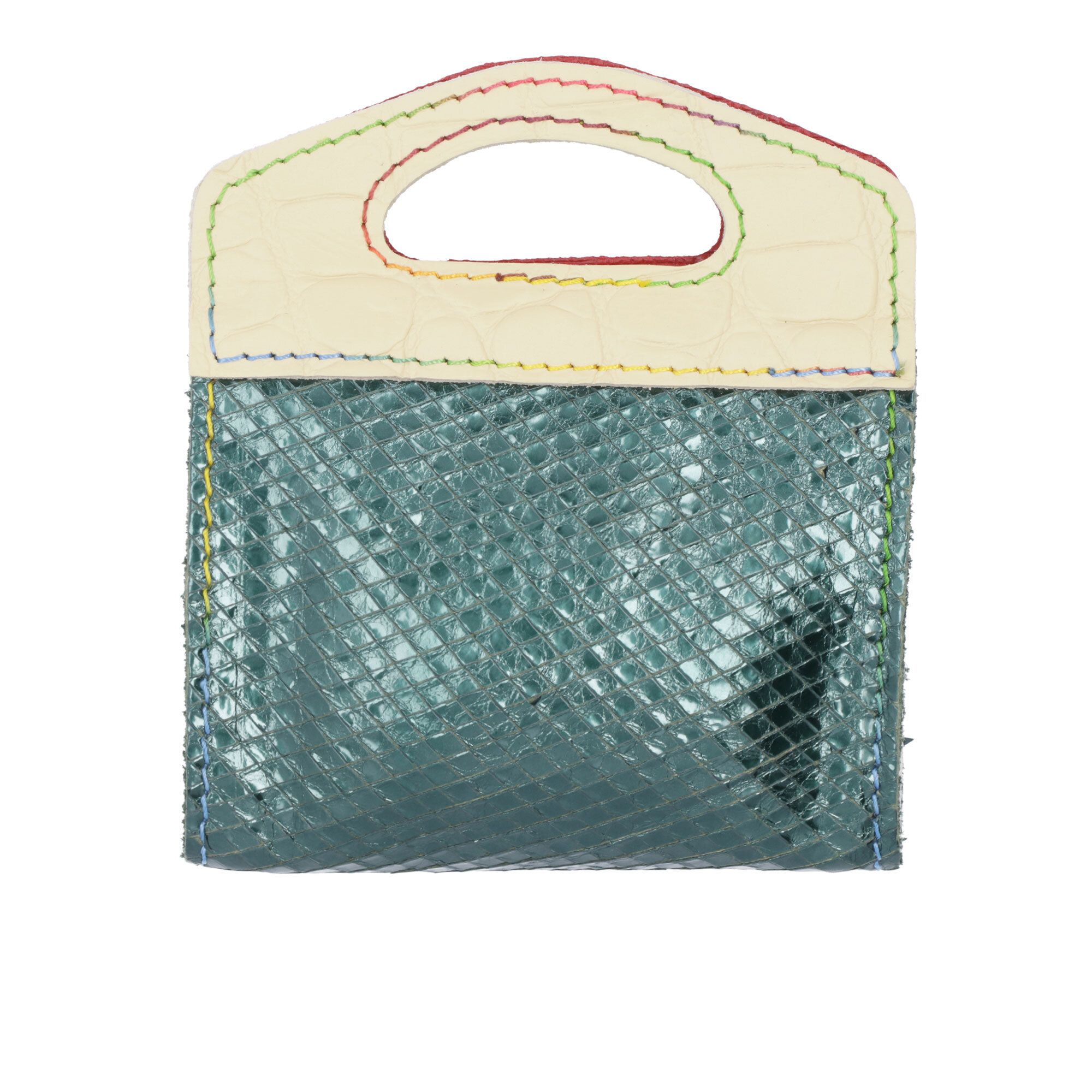 Ebarrito
Portafoglio in pelle
con tracolla 
in catena