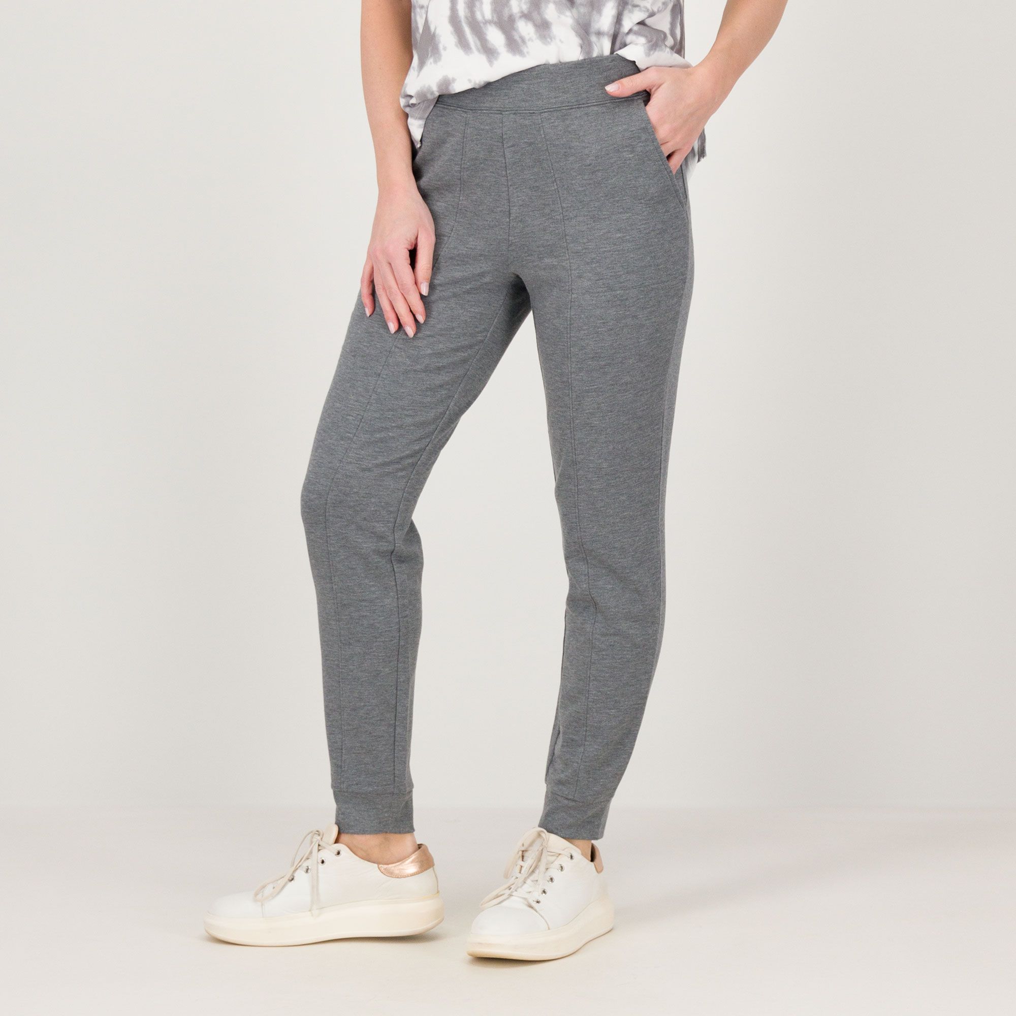 Denim & Co Pantaloni jogger in felpa
