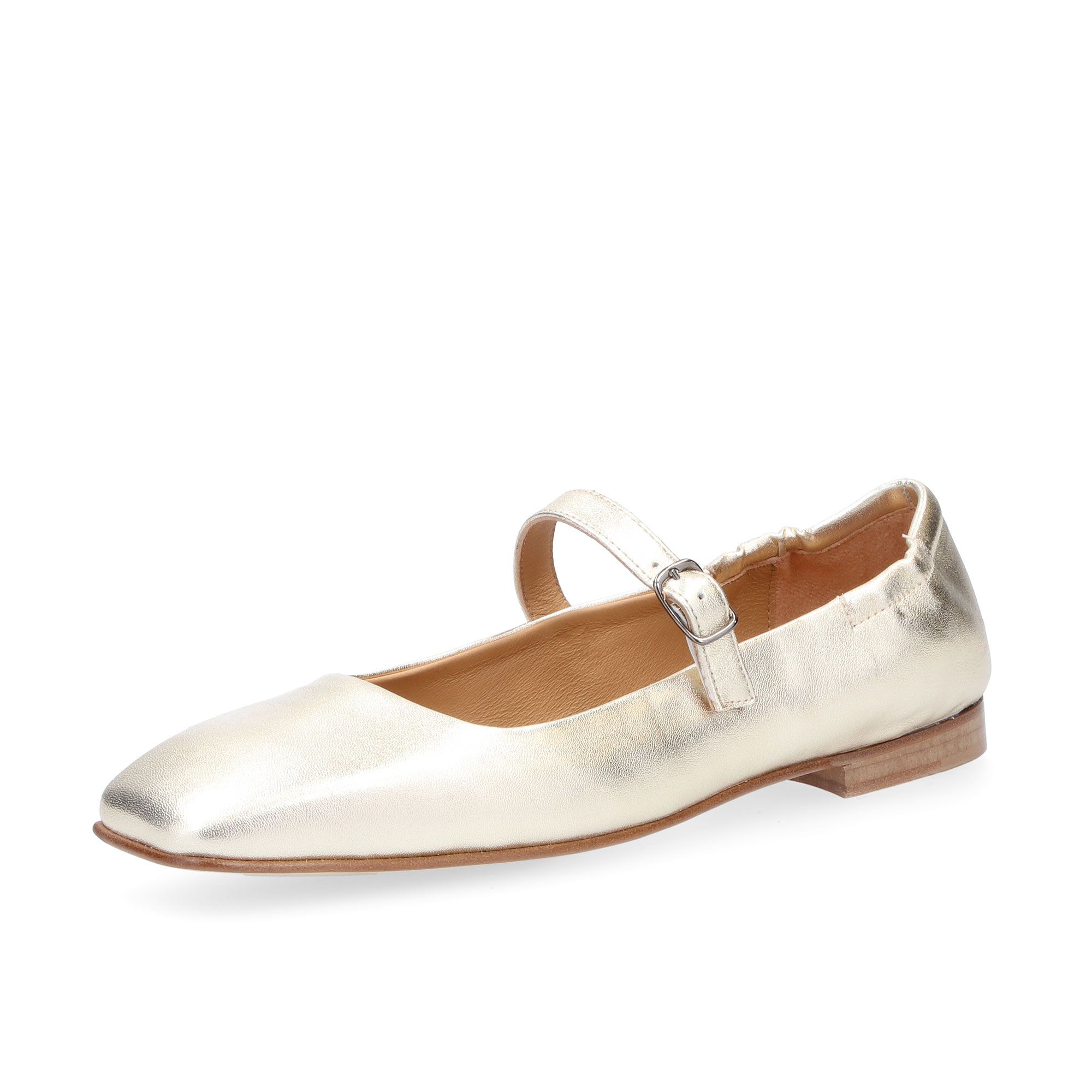 Galieti
Mary Jane in pelle
laminata lavorazione
a sacchetto