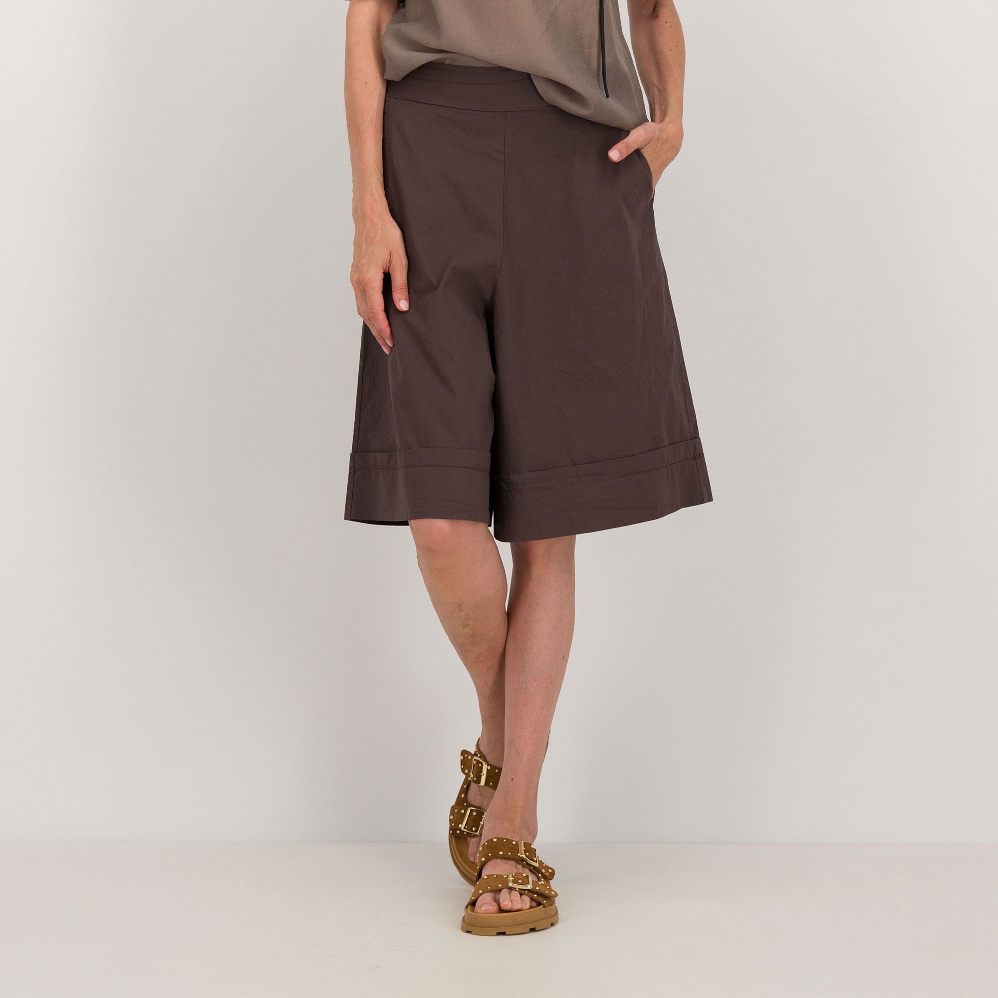 EVA Franco Ciambella Pantaloncini svasati con elastico