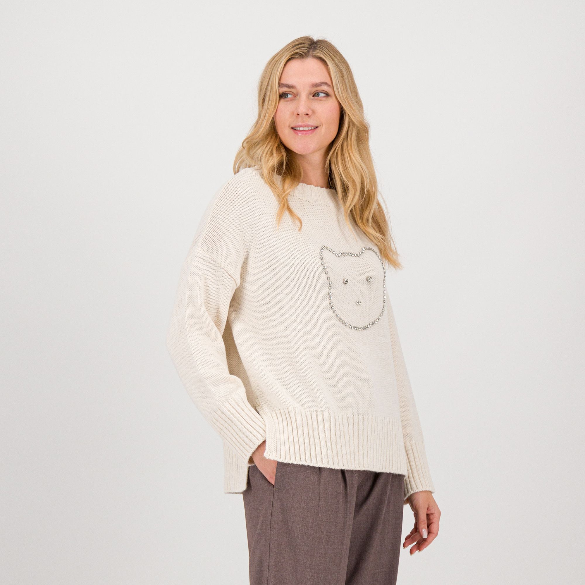 Oltre
Maglione con 
decorazione 
a orsetto