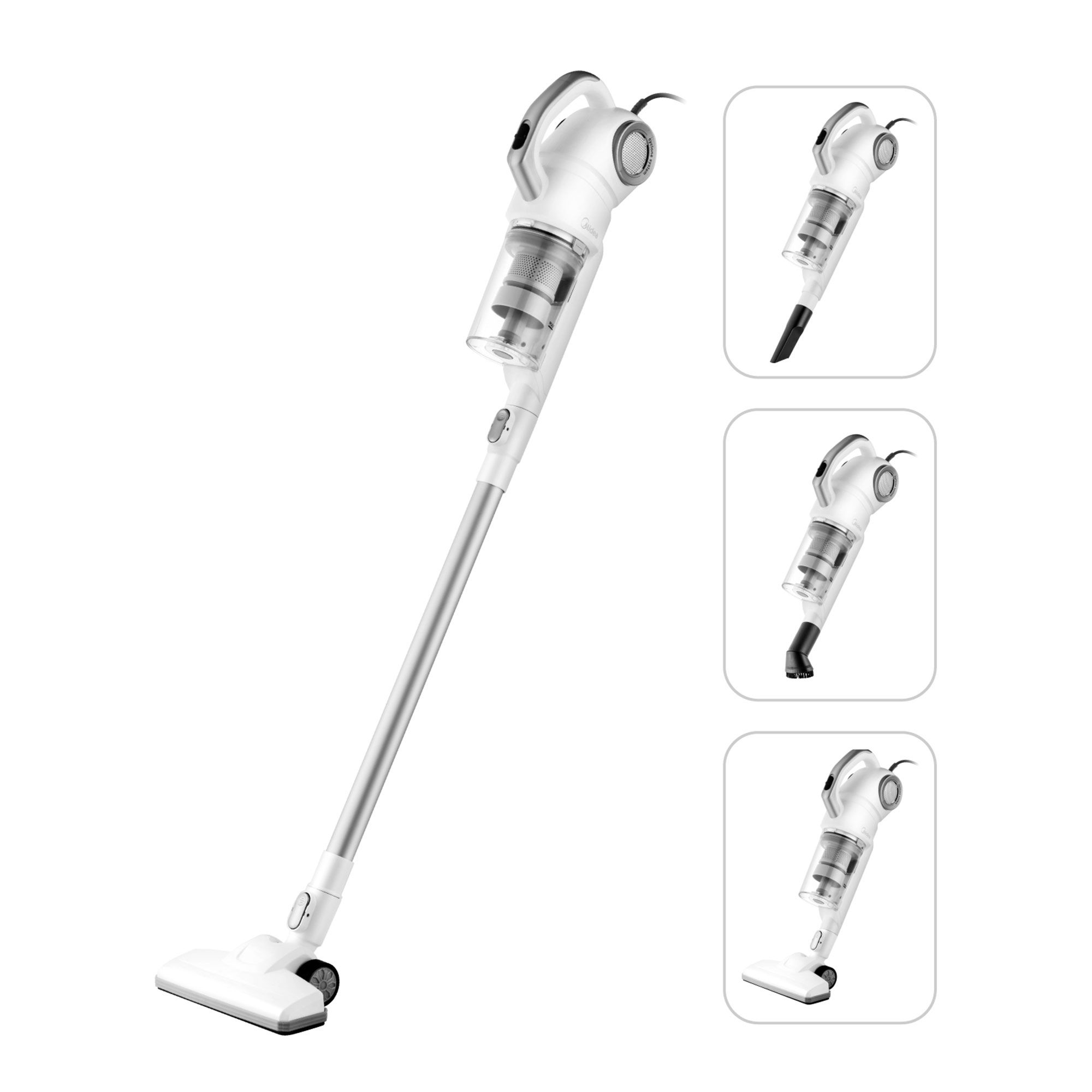 Midea
Scopa elettrica
con filo 
+ accessori