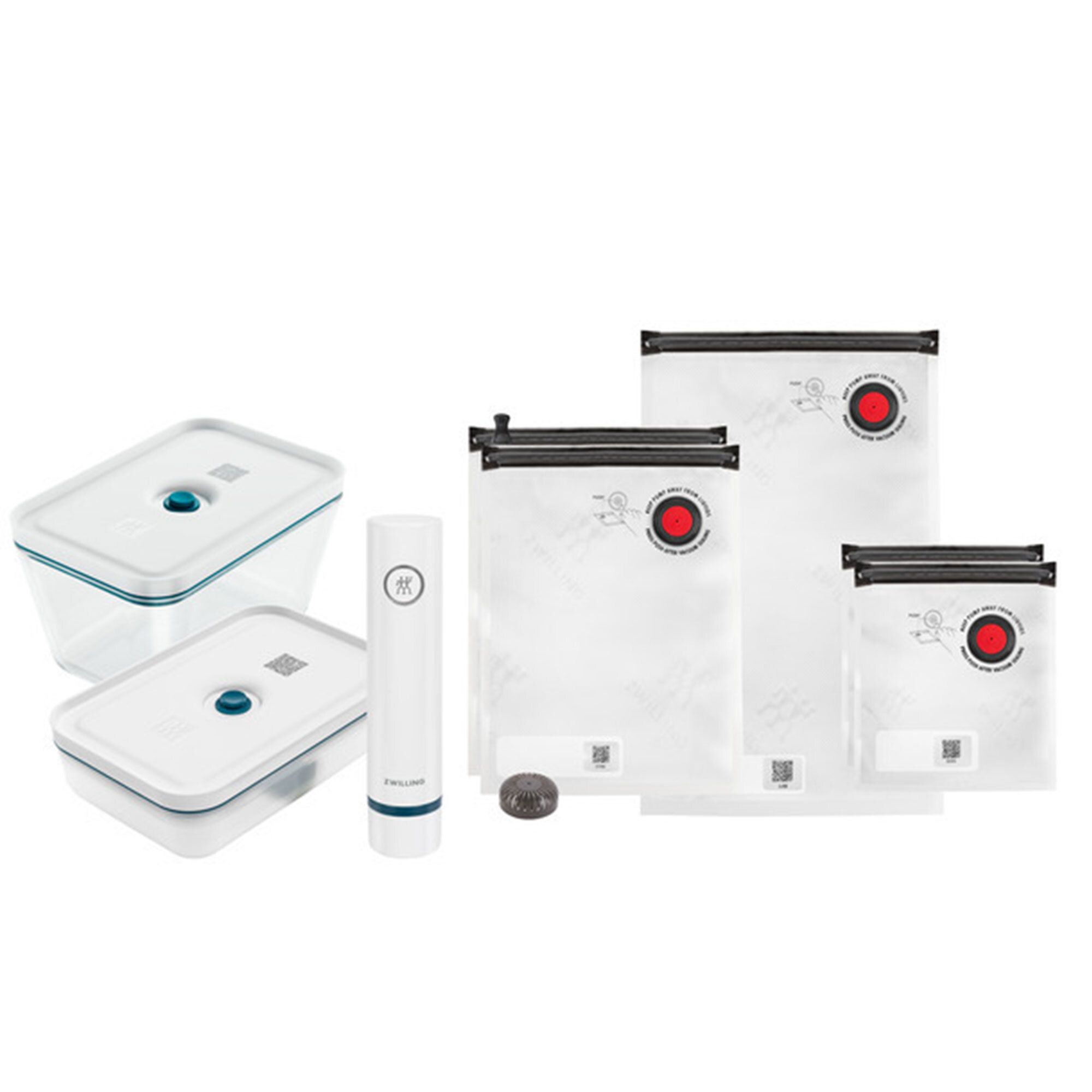 Zwilling fresh & save
Set sottovuoto
con pompa, sacchetti
e contenitori