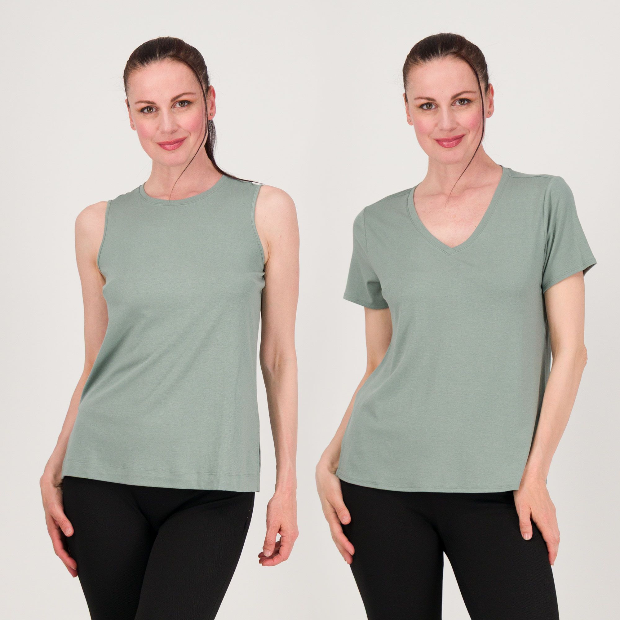 Wynne Layers
Canotta e maglietta
a maniche corte
in jersey di viscosa