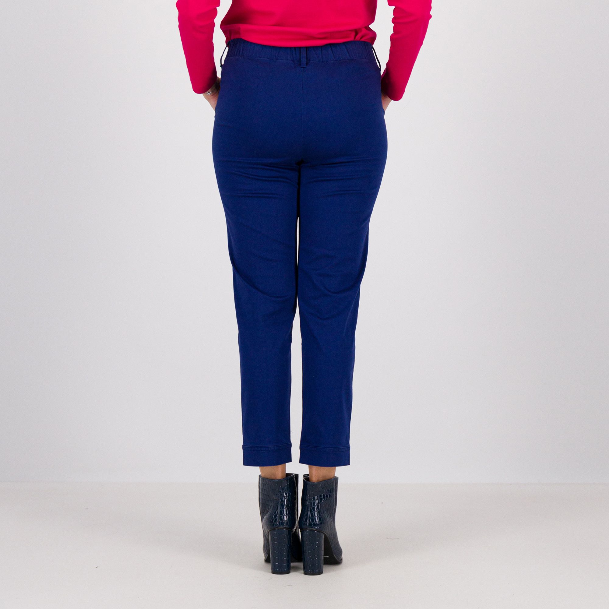 Isaac Mizrahi Live! Pantaloni a gamba dritta misto cotone lyocell