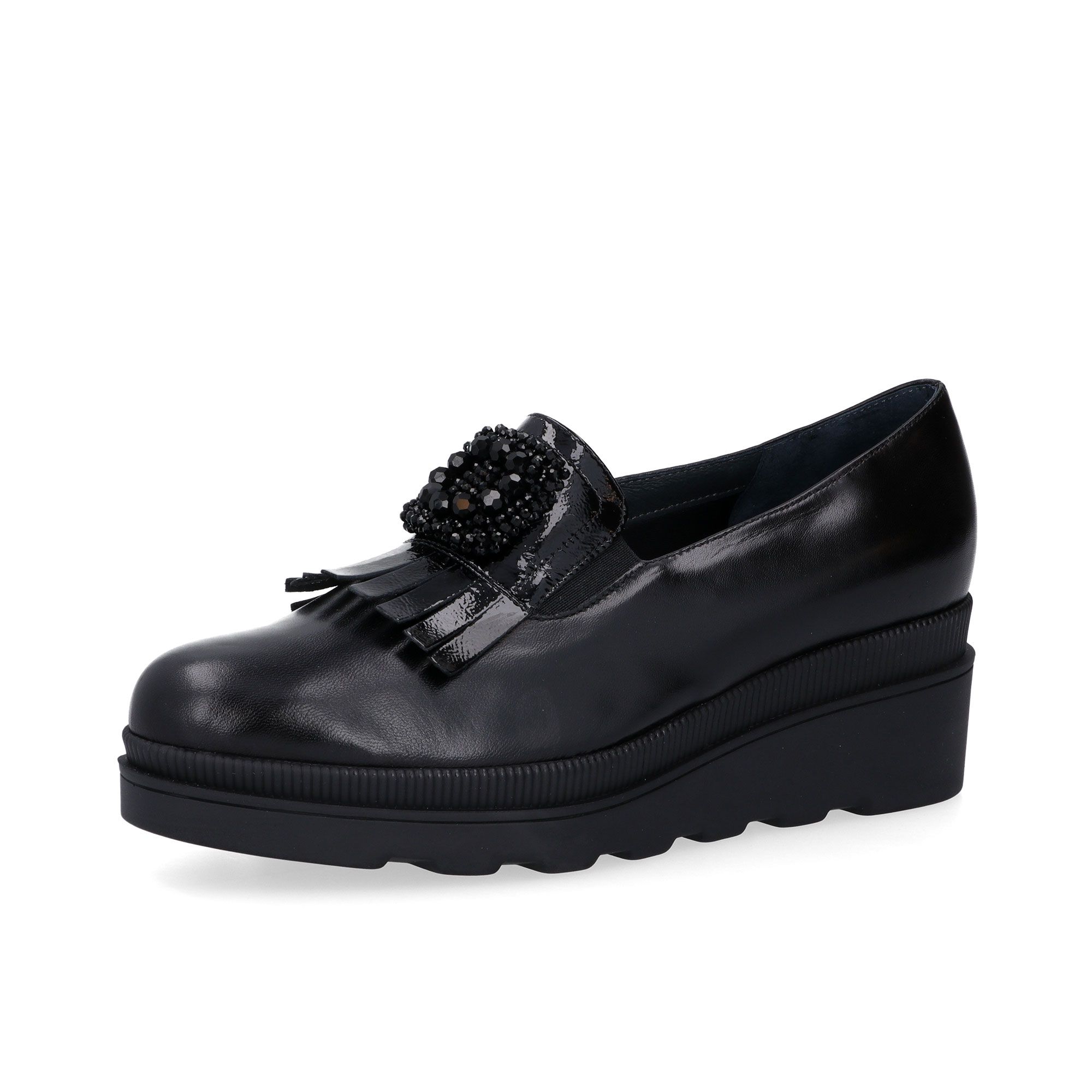 Soffice Sogno
Slip on con dettaglio
gioiello 
e zeppa 5,5 cm