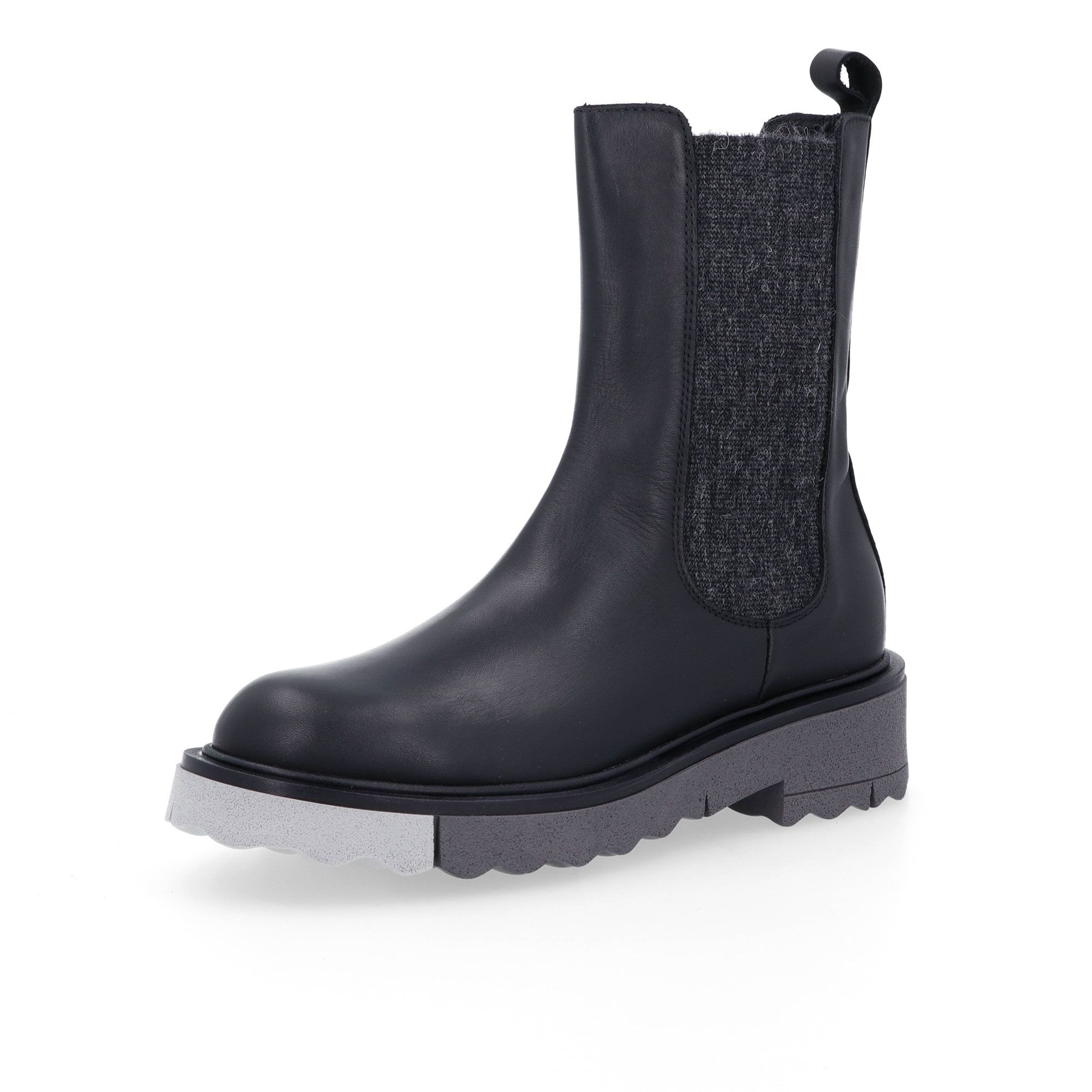 Le Serpentini Stivaletti alti Beatles in pelle con tacco 4,5cm