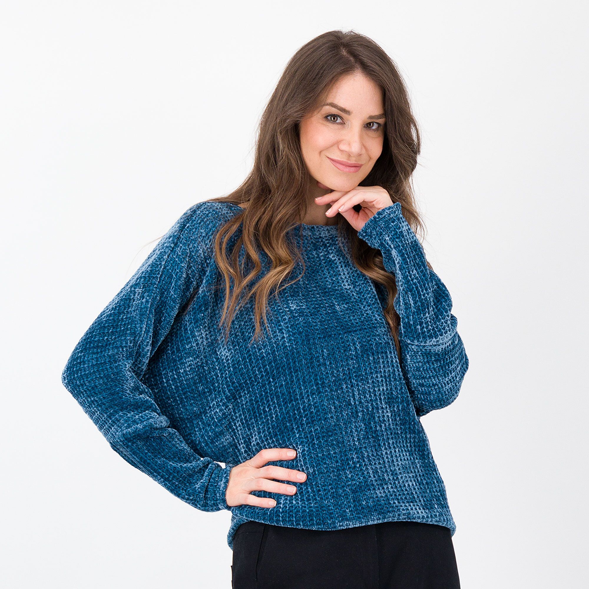 Nina Leonard
Maglione in ciniglia-
Shopping4Good per
Fondazione Veronesi