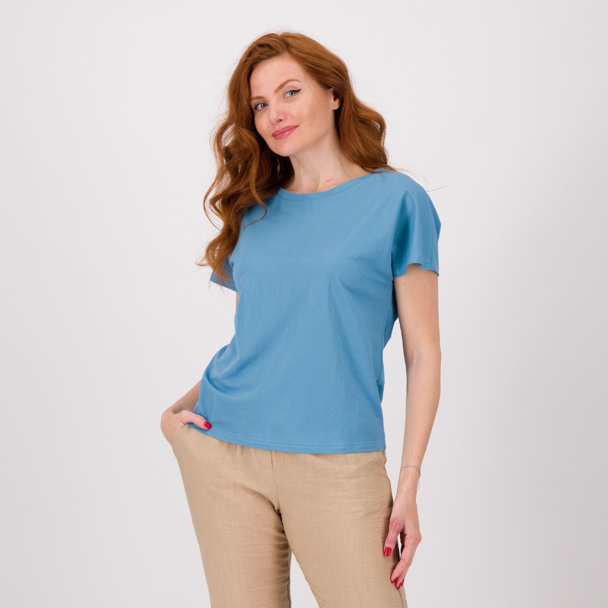 Officina della Moda
T-shirt in 
jersey misto
viscosa