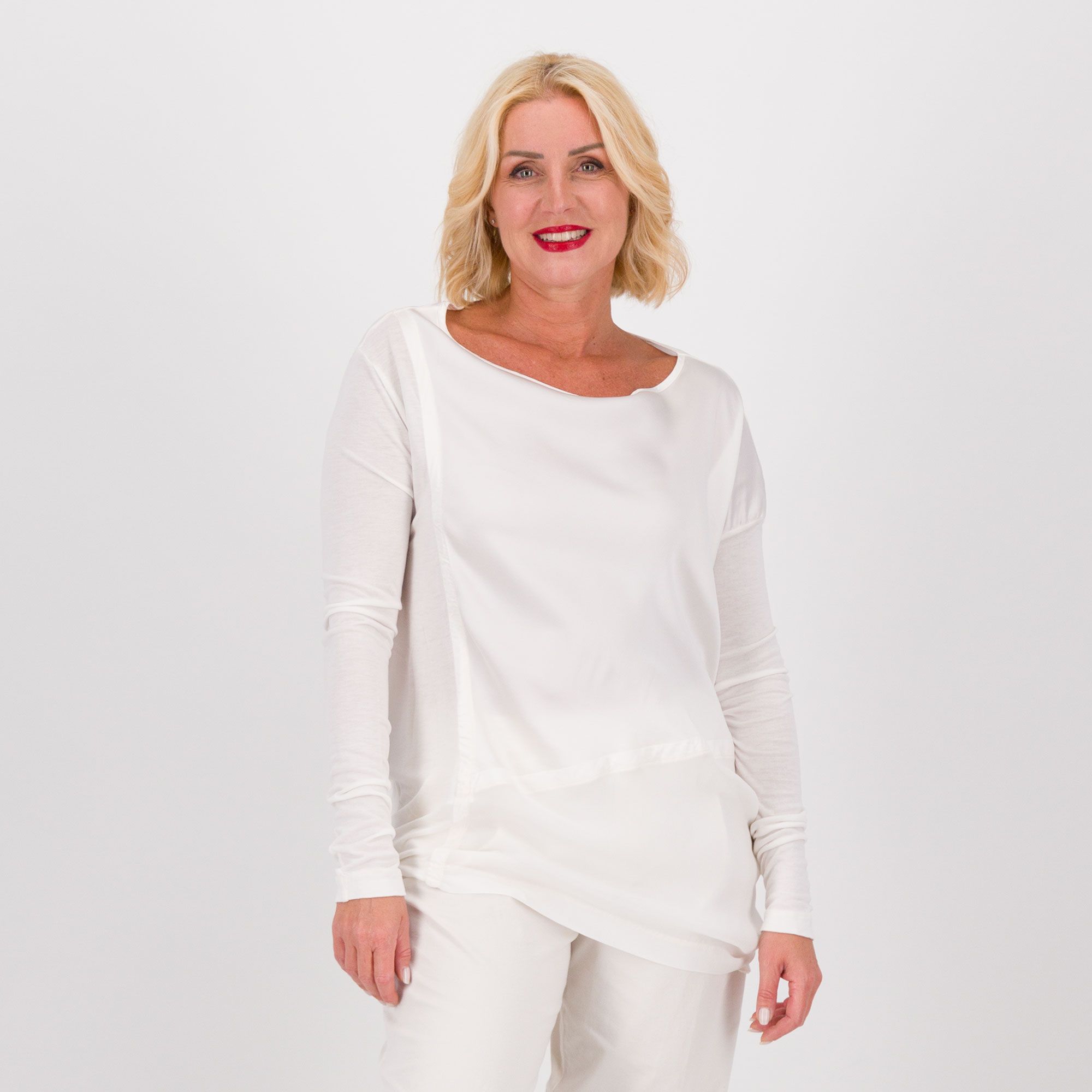 Colour Lab
Maglia in jersey e
raso di viscosa