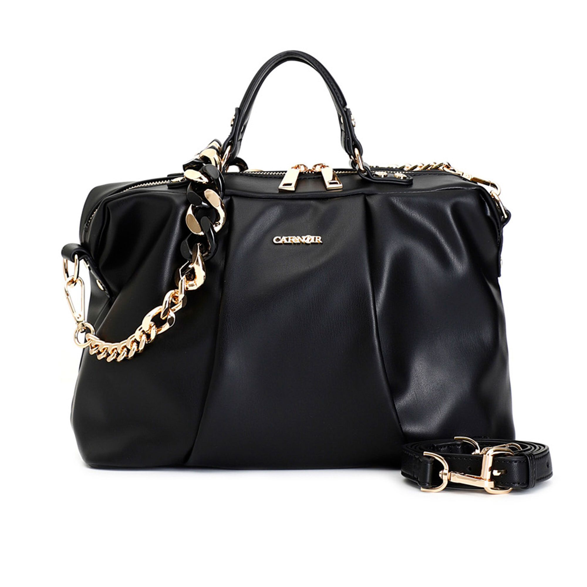 Cafè Noir Borsa a mano con 2 tracolle: classica e corta in catena