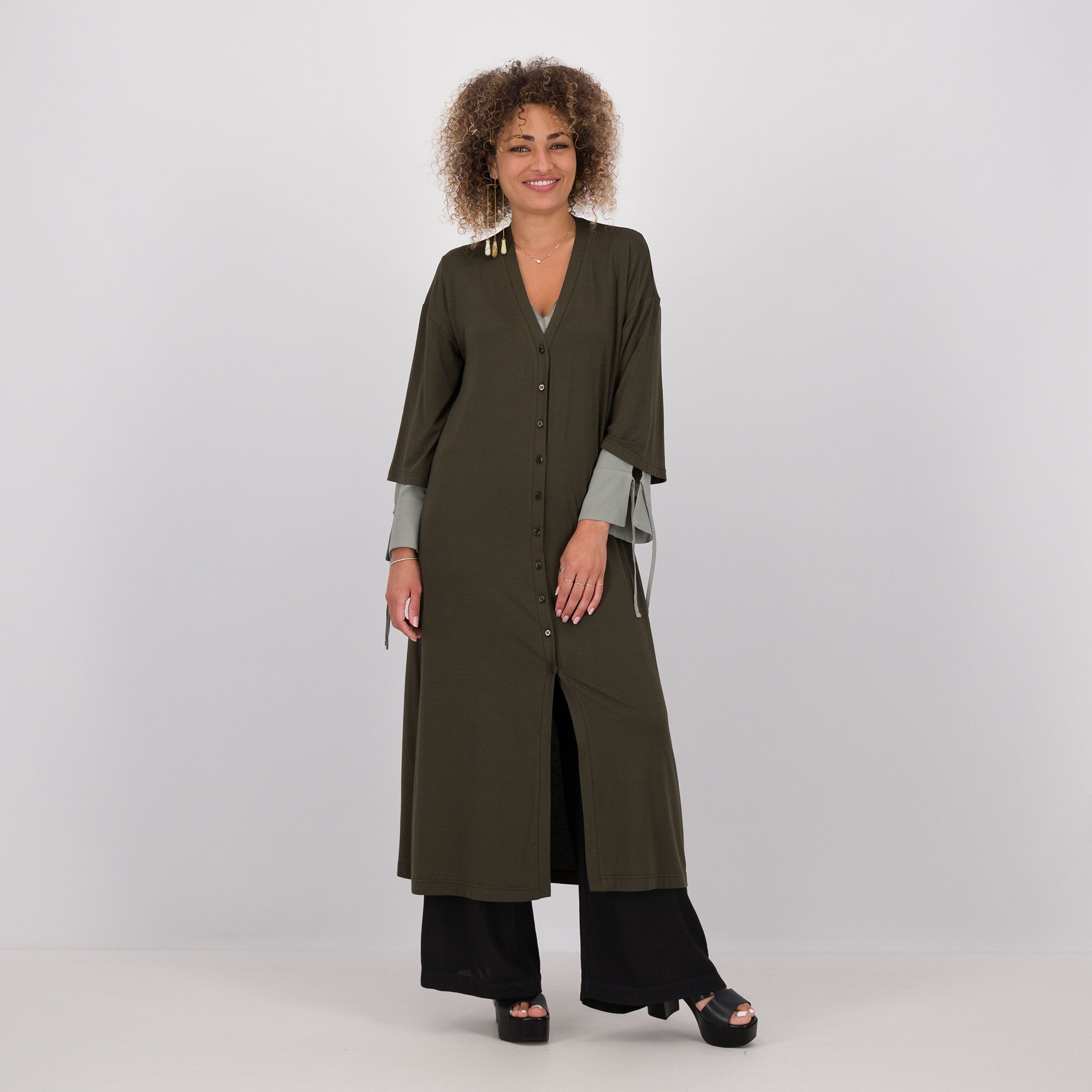 Caterina Lancini
Cardigan lungo
in maglia di
viscosa
