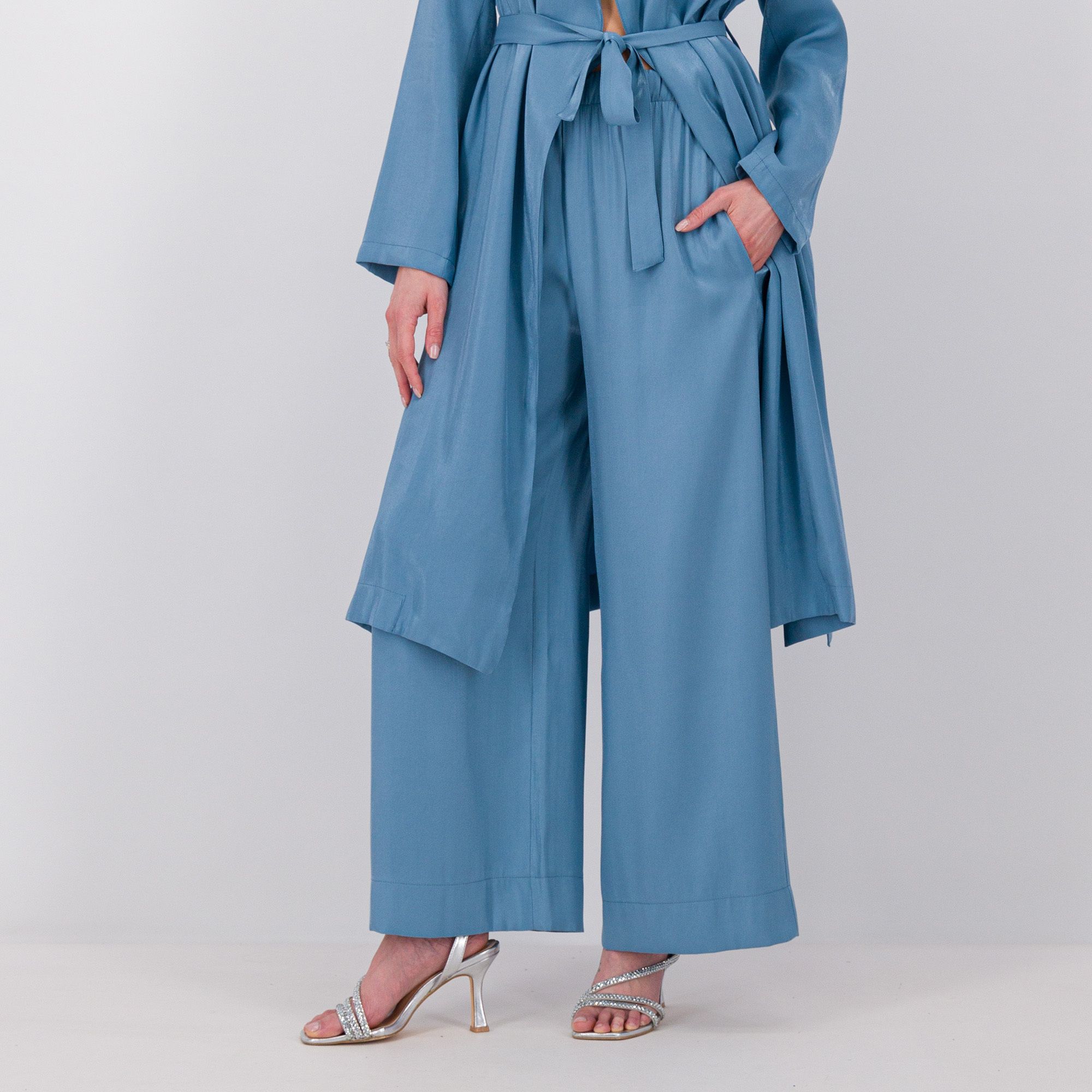 PALAZZO MODA
Pantaloni palazzo 
in tessuto
cangiante