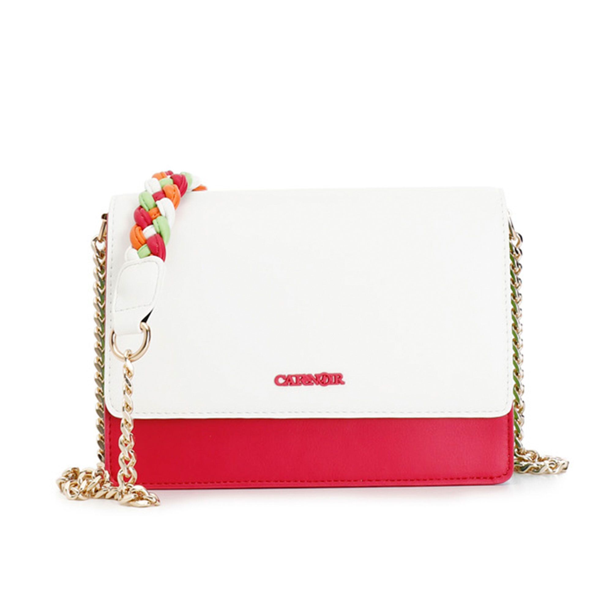 Cafè Noir
Borsa con tracolla
in catena con treccia
e patta