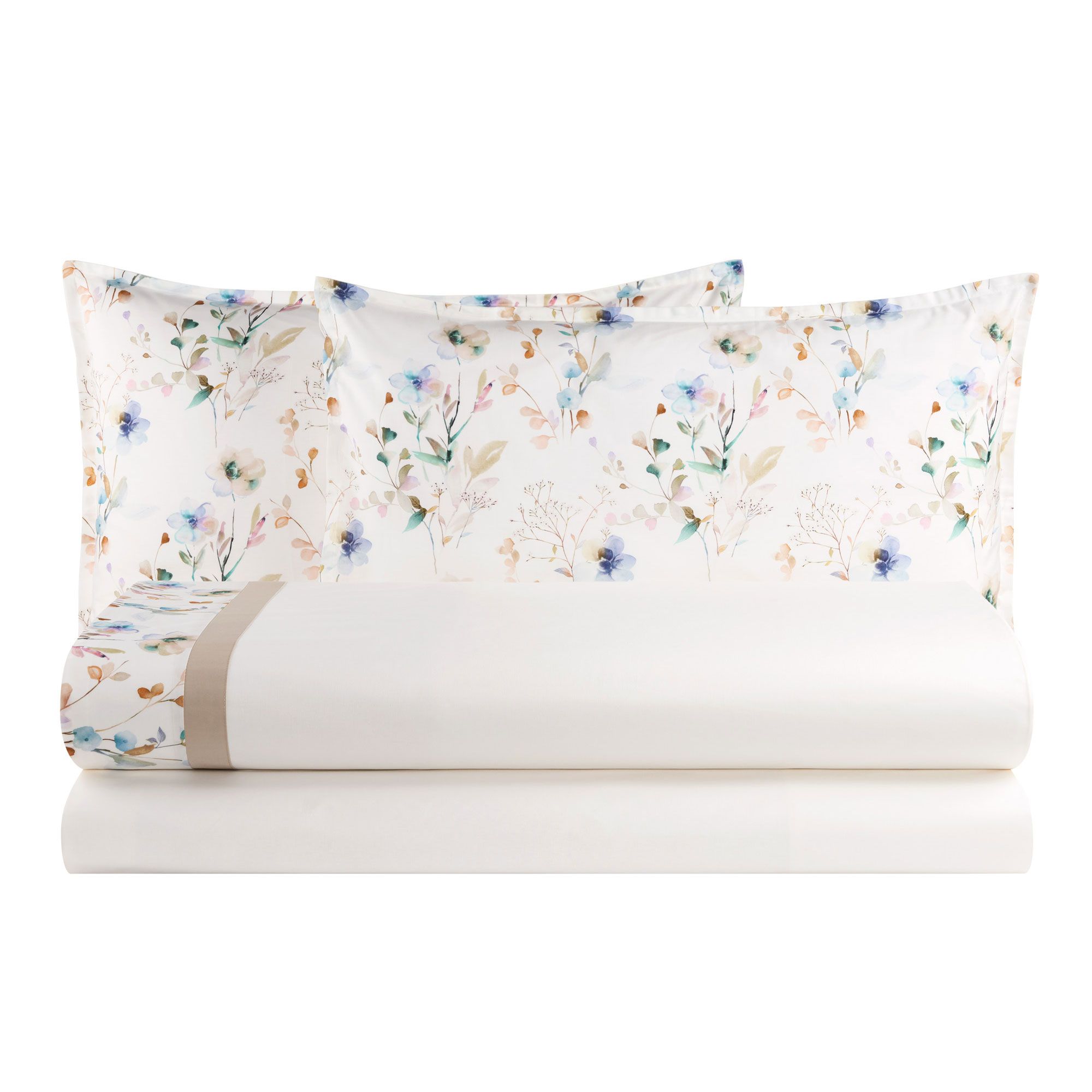 Biancoperla
Completo letto
matrimoniale in
100% cotone 150TC