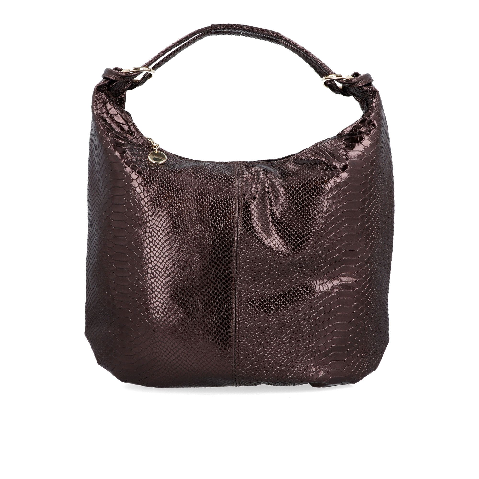 Le Corone Bags
Borsa a spalla in
pelle laminata Nicla