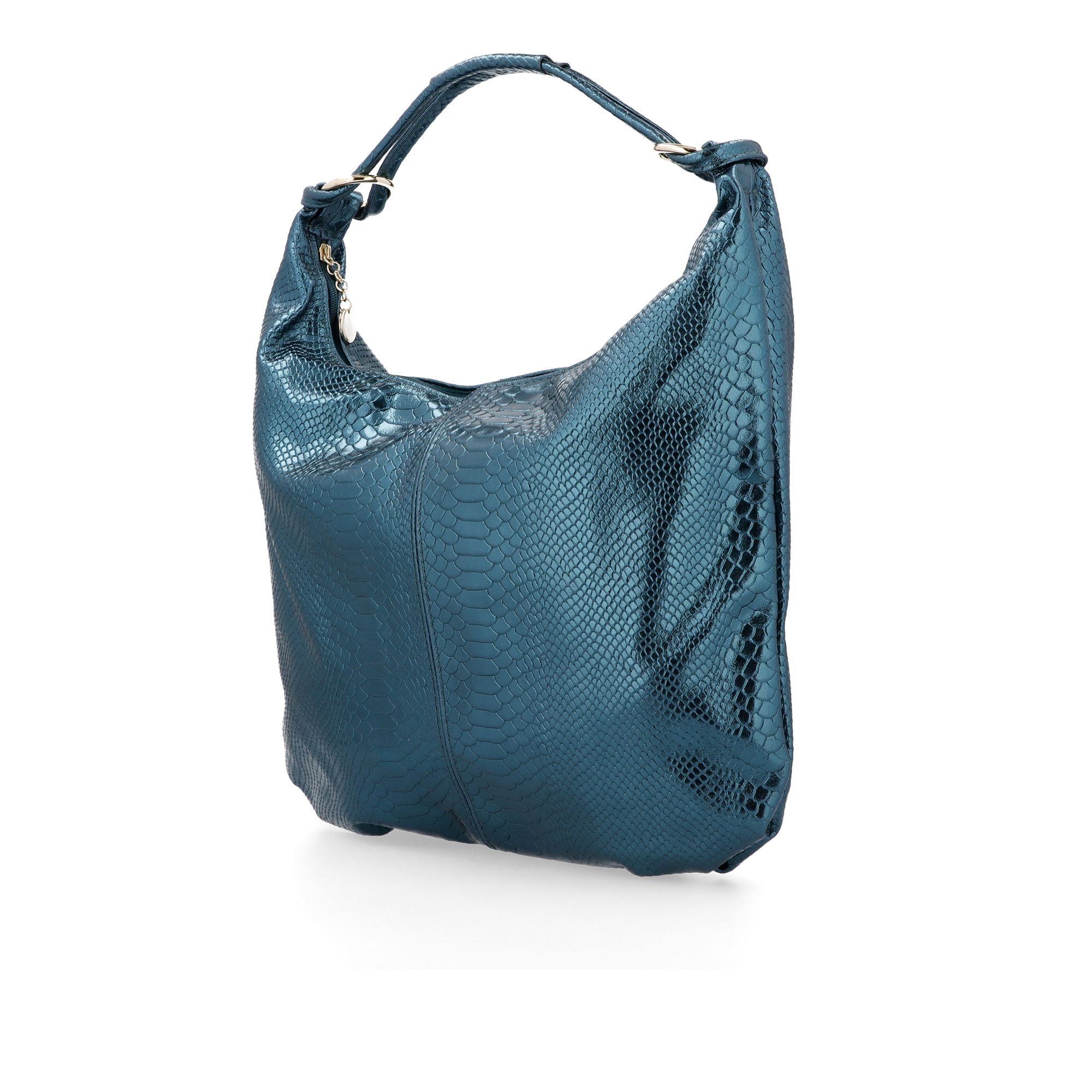 Le Corone Bags Borsa a spalla in pelle laminata Nicla