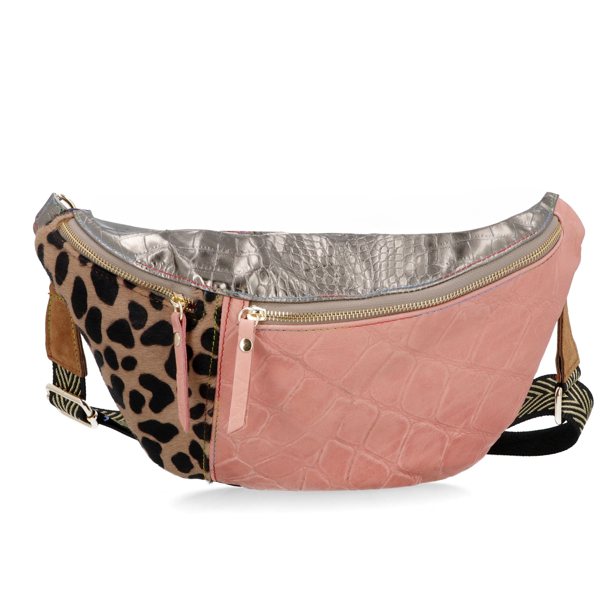 Ebarrito
Marsupio/borsa
in pelle patchwork