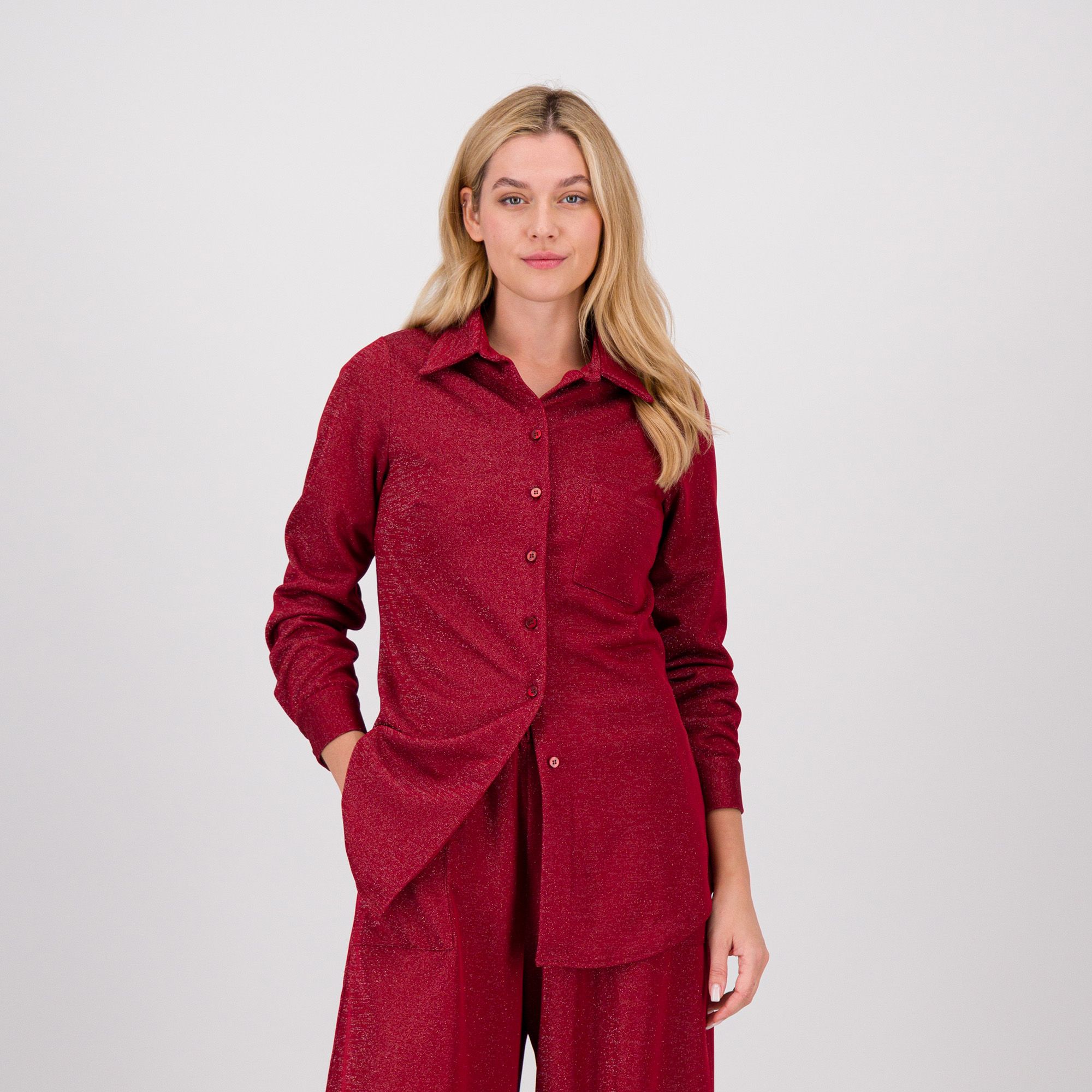 Caterina Lancini
Camicia in maglia
lamé