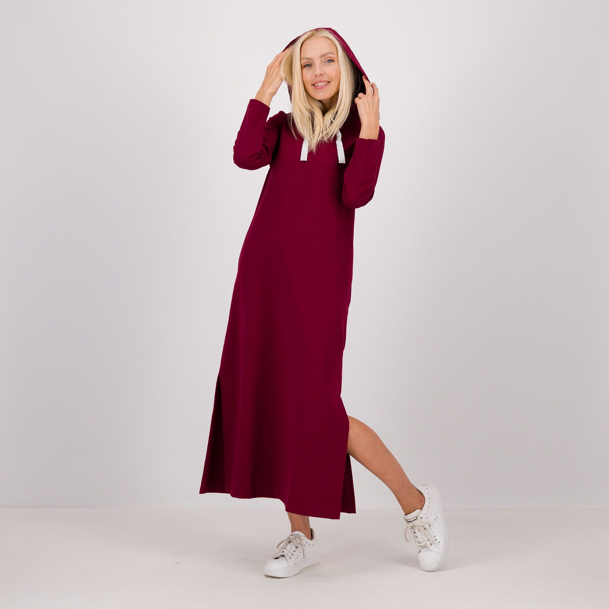 Caterina Lancini
Abito in felpa
di cotone
con cappuccio