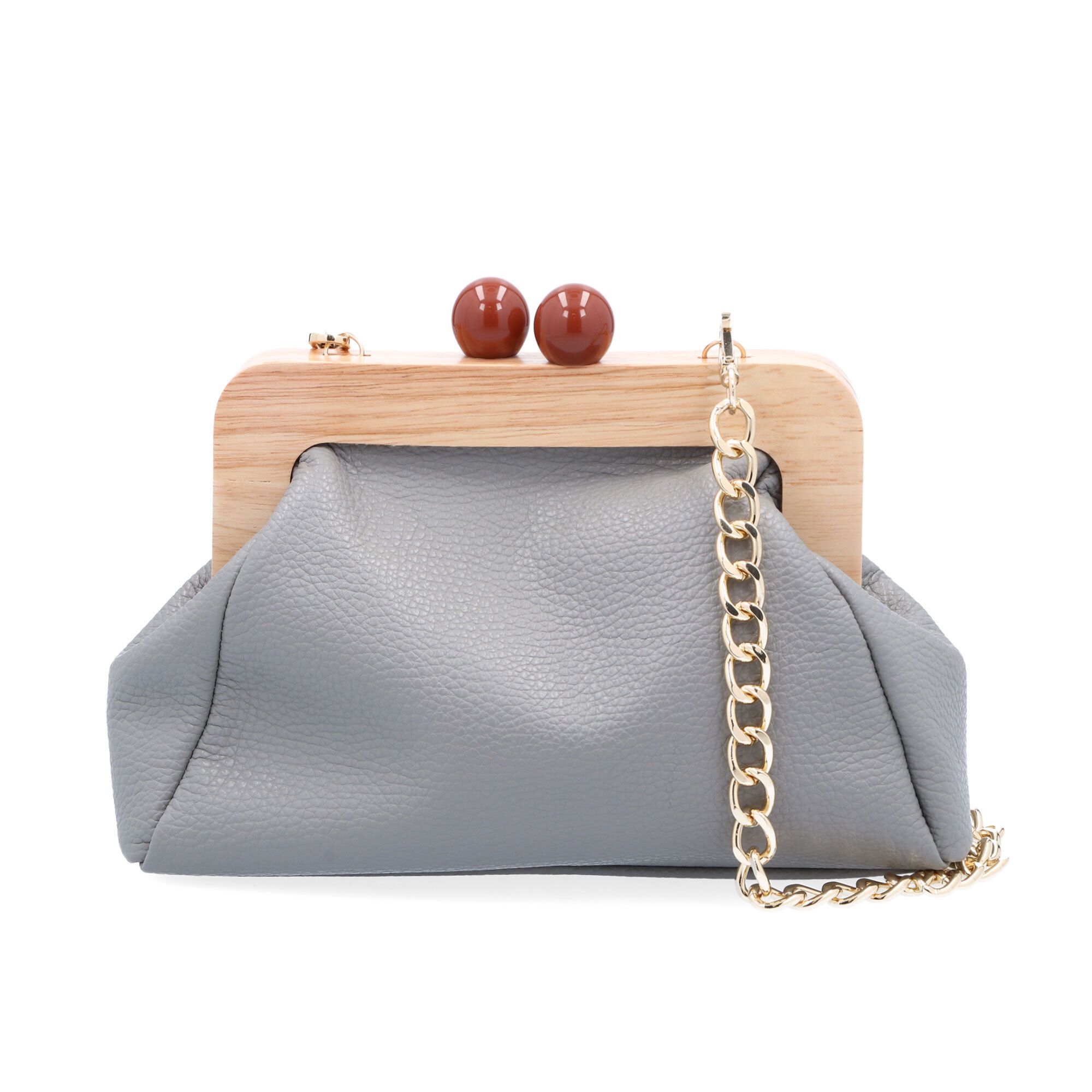 Le Corone Bags
Borsa clutch 
in pelle dollaro
con tracolla