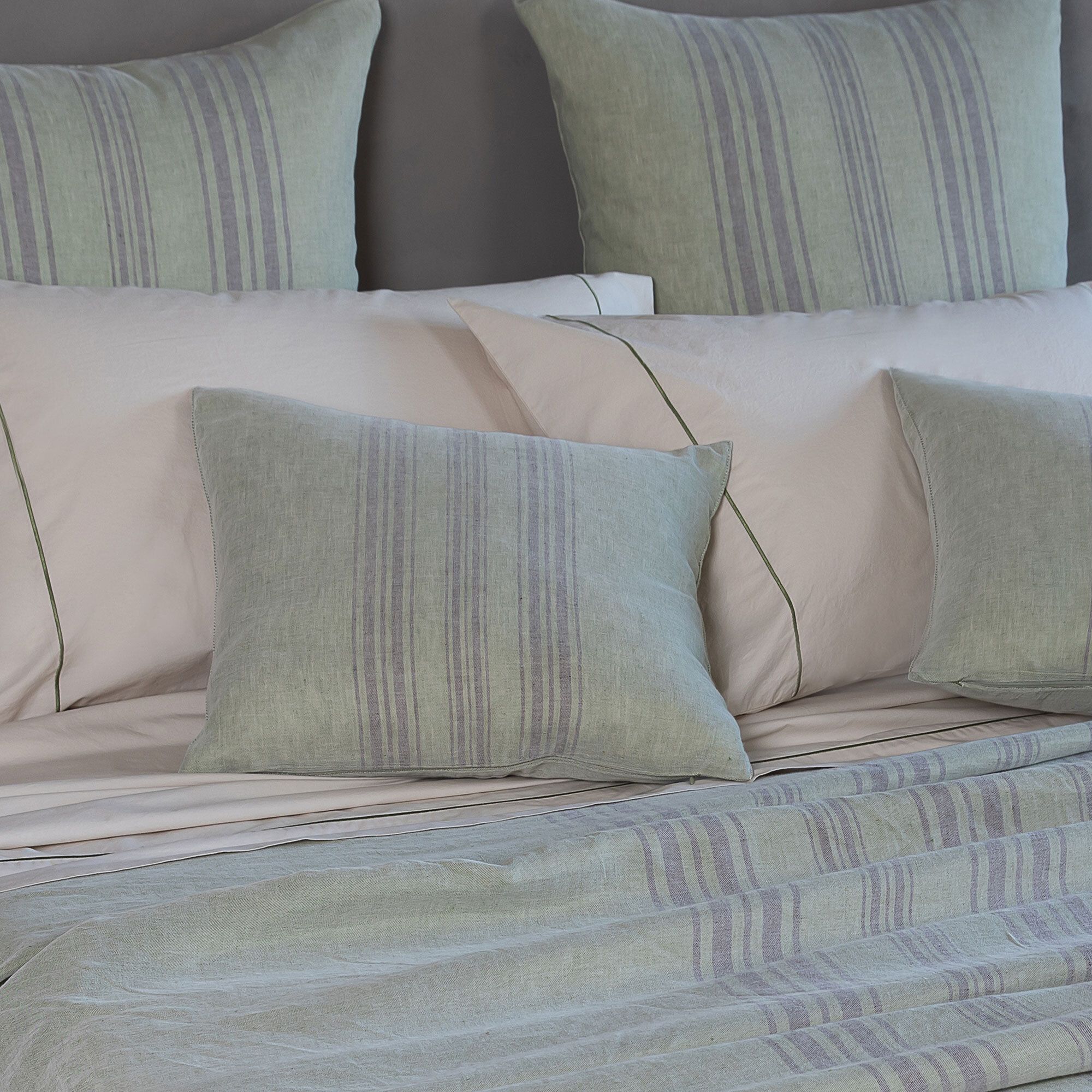 Ferò Completo letto Marea matrimoniale 100% percalle con bourdon