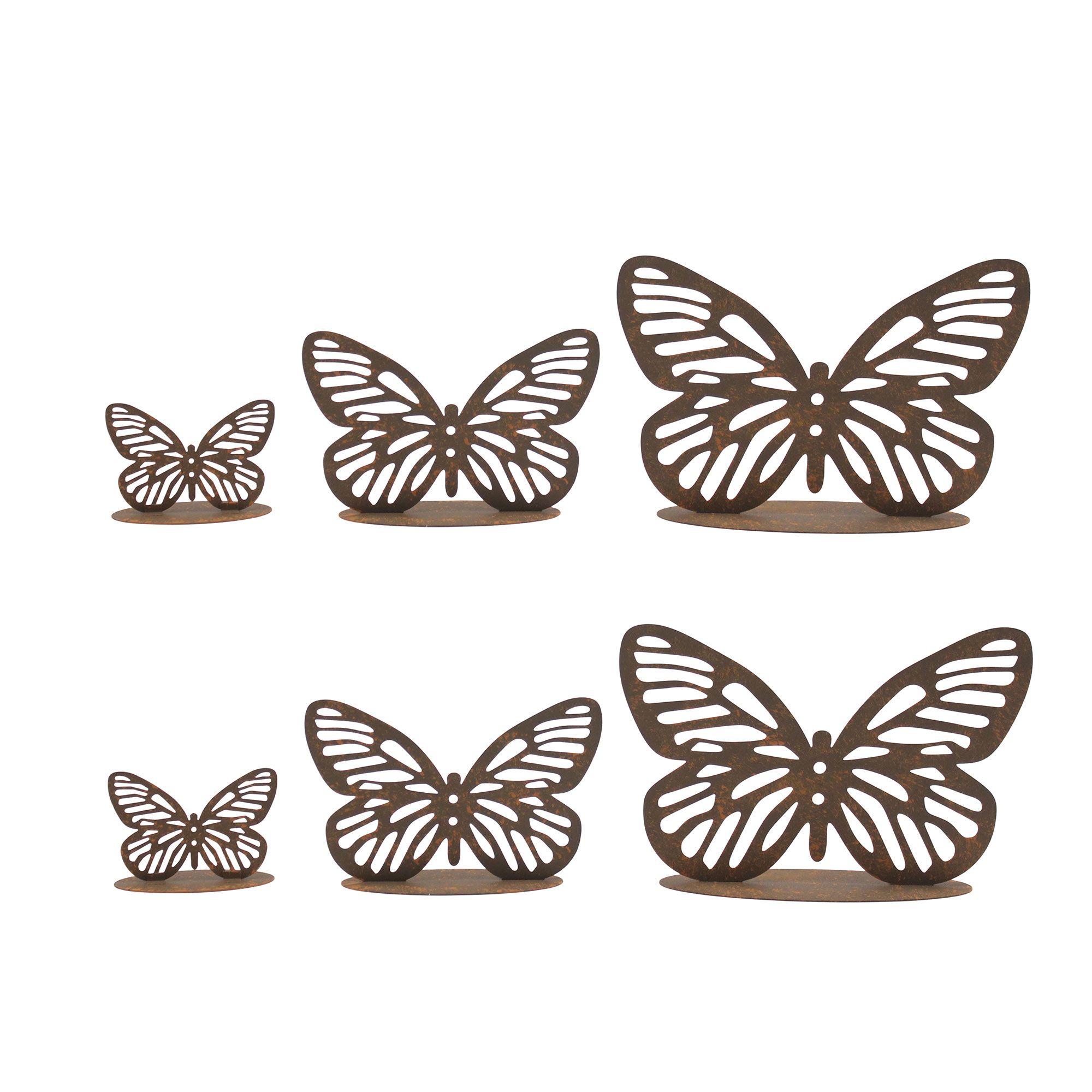 Garden Stories
Set di 6 farfalle
decorative in metallo