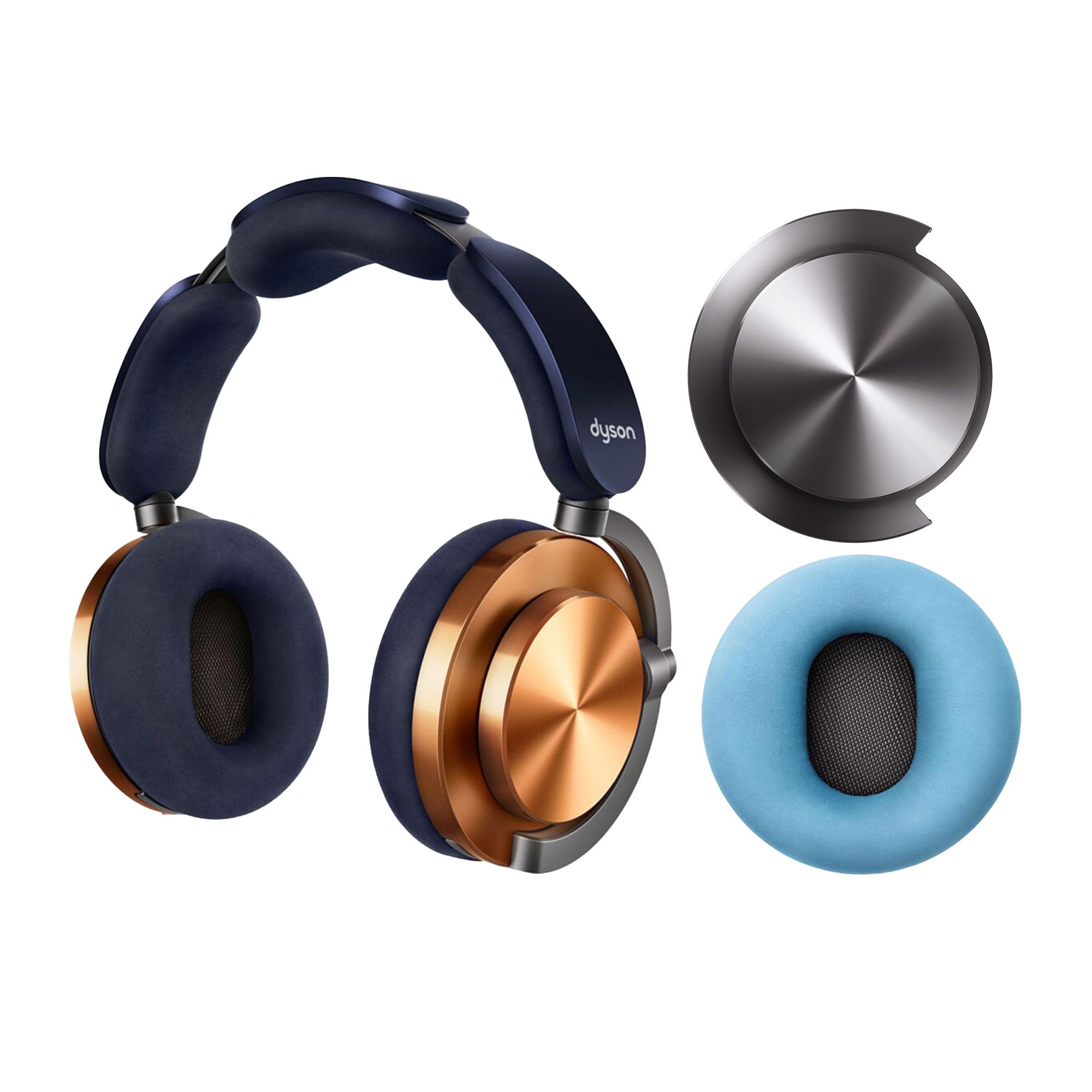  Dyson
OnTrac™ Copper Cuffie
+ accessori Sky Blue
e CNC Black Nickel