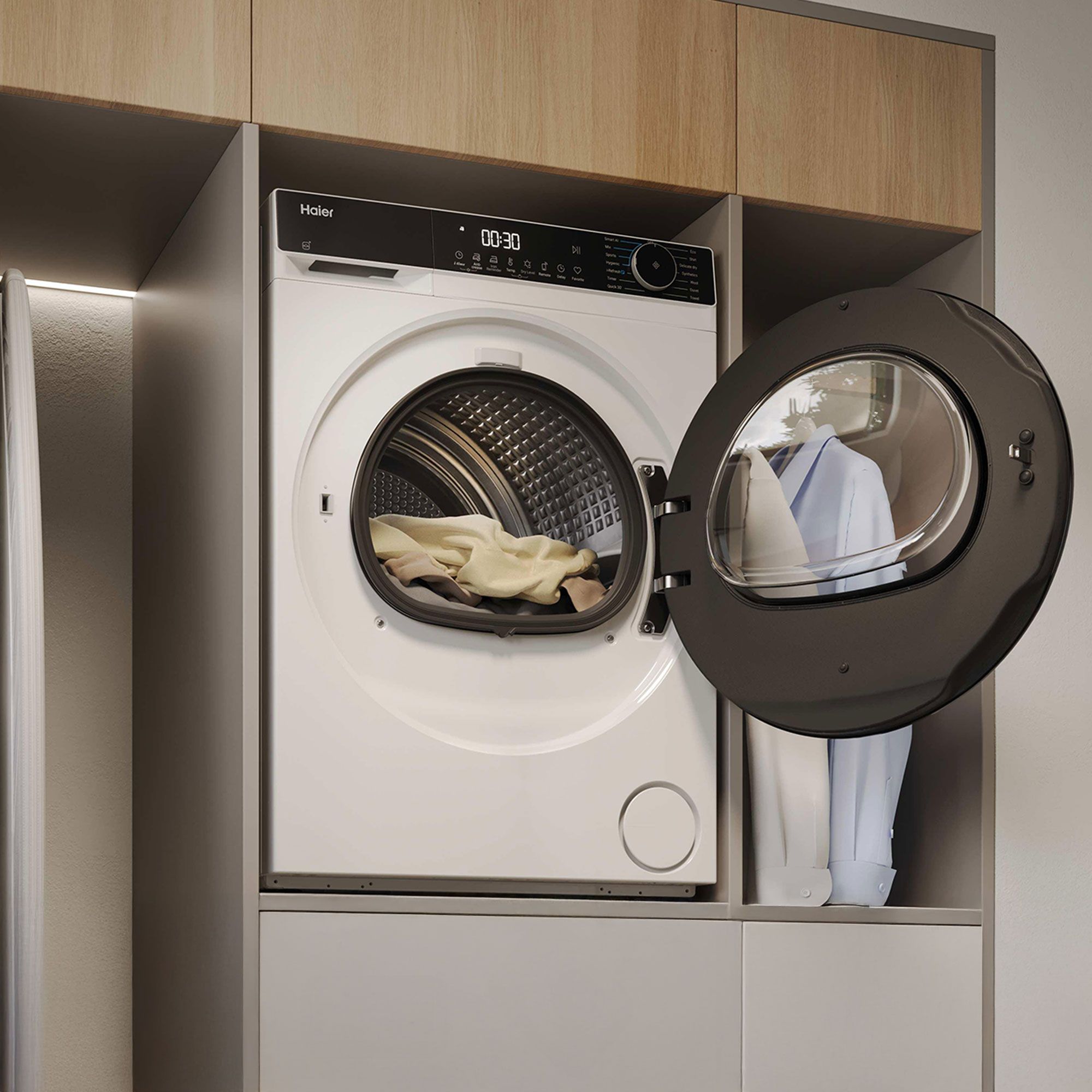 Haier
Asciugatrice 8 kg
Classe D
Ion Air Fresh