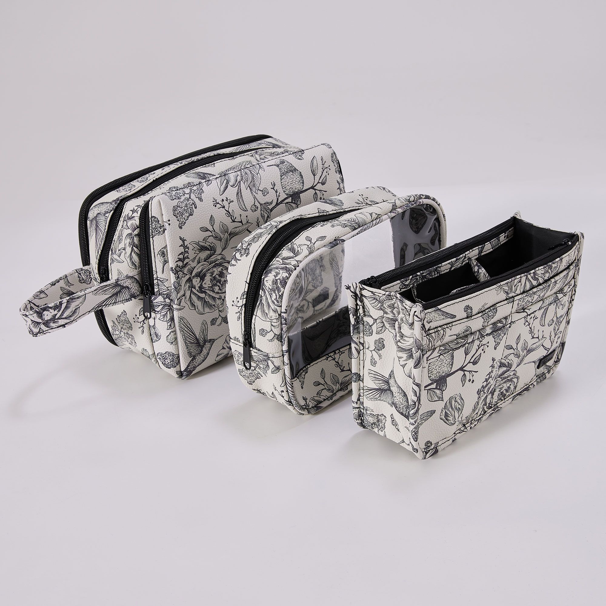 Periea
Set di 3 organizer
per trucco