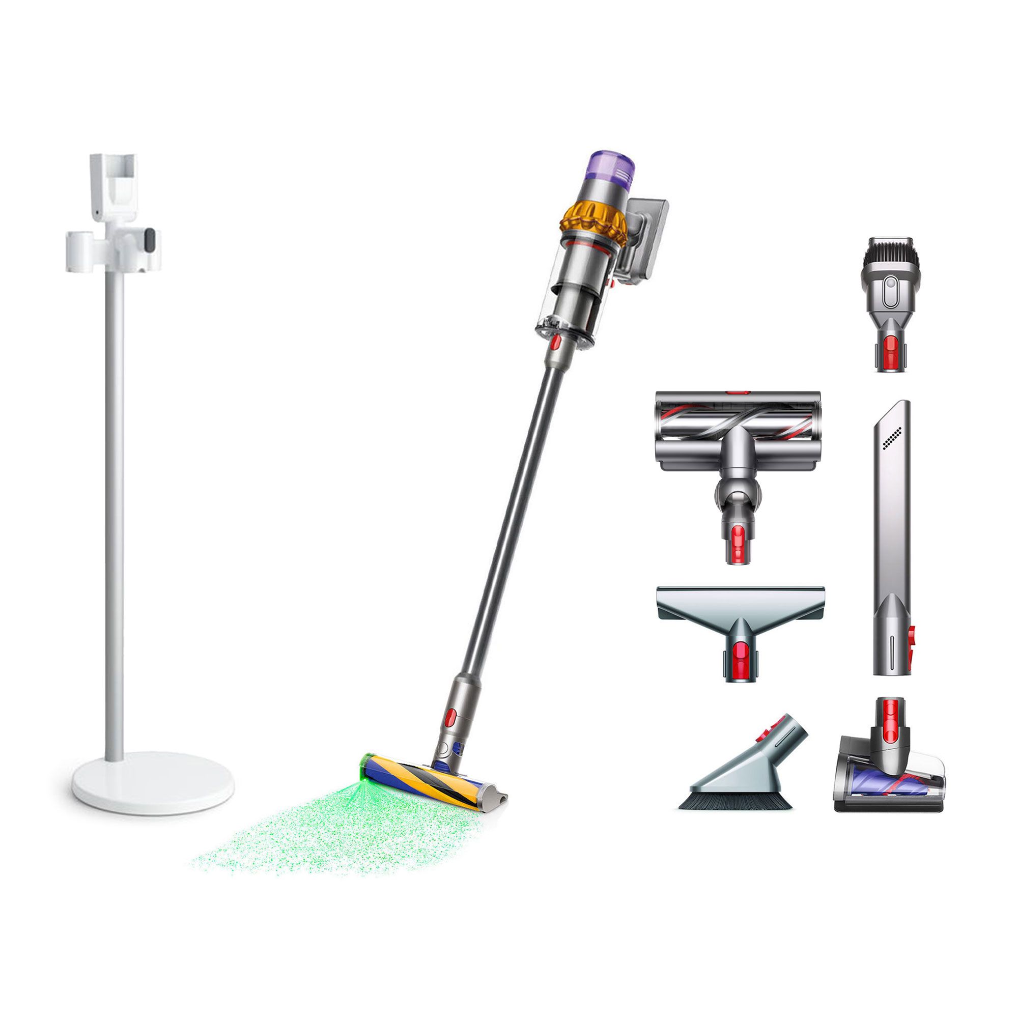 Dyson V15 Detect™
Fluffy+stazione Dok+
spazzola Motorbar™