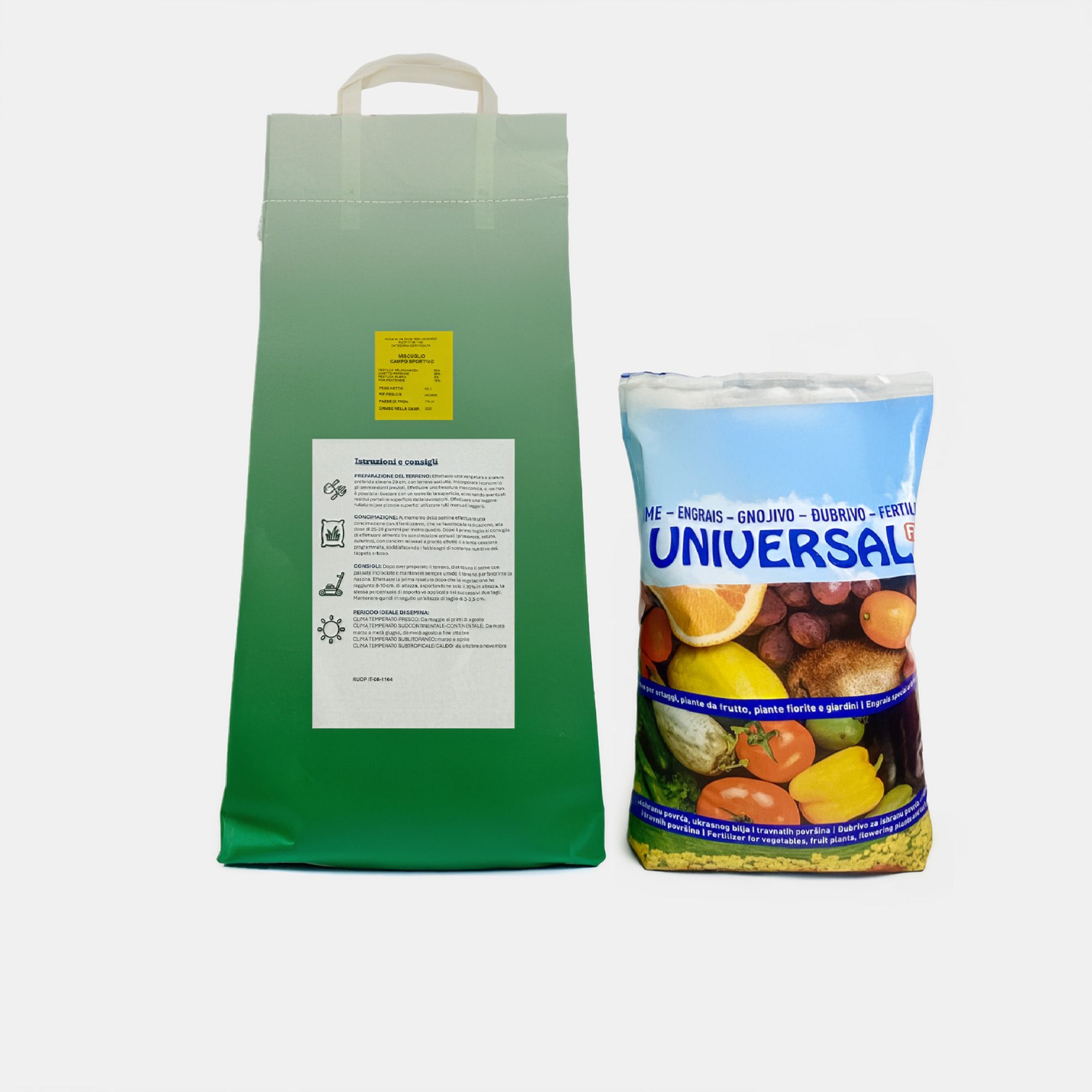 Vita Sana
Kit semina prato:
semi (3kg) e
concime (4kg)